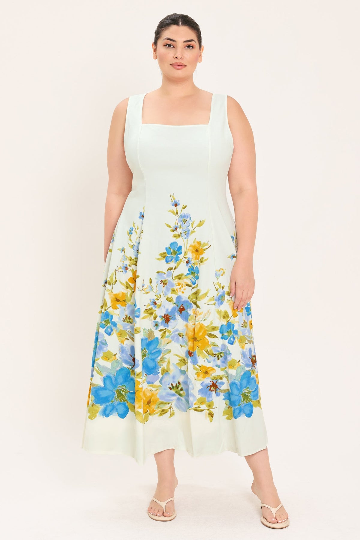 VESTIDO MIDI TEJIDO DREAMING OF THE COAST