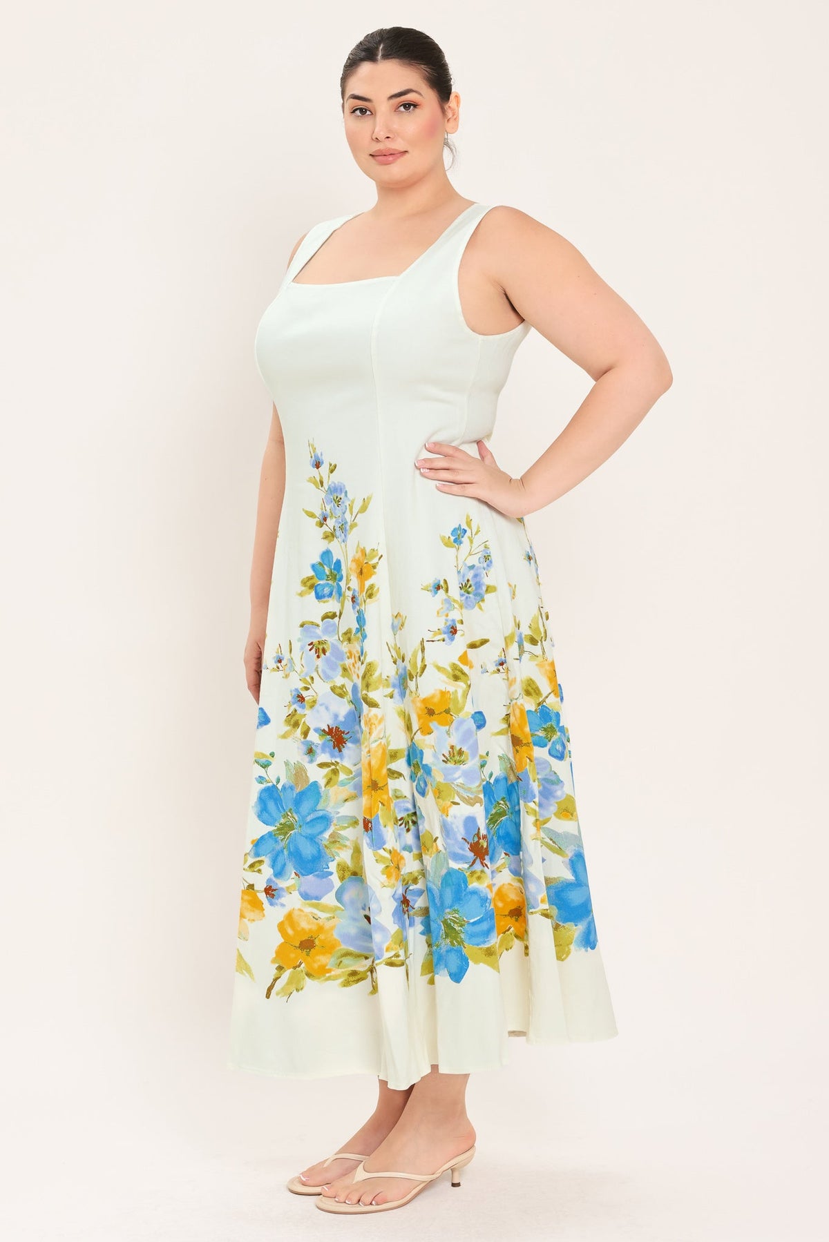 VESTIDO MIDI TEJIDO DREAMING OF THE COAST