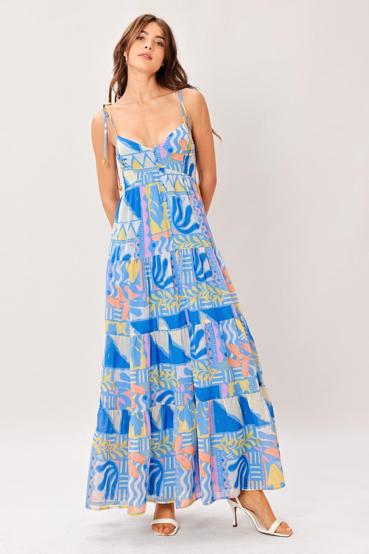 VESTIDO MAXI TEJIDO SEASIDE LOVE FLOW