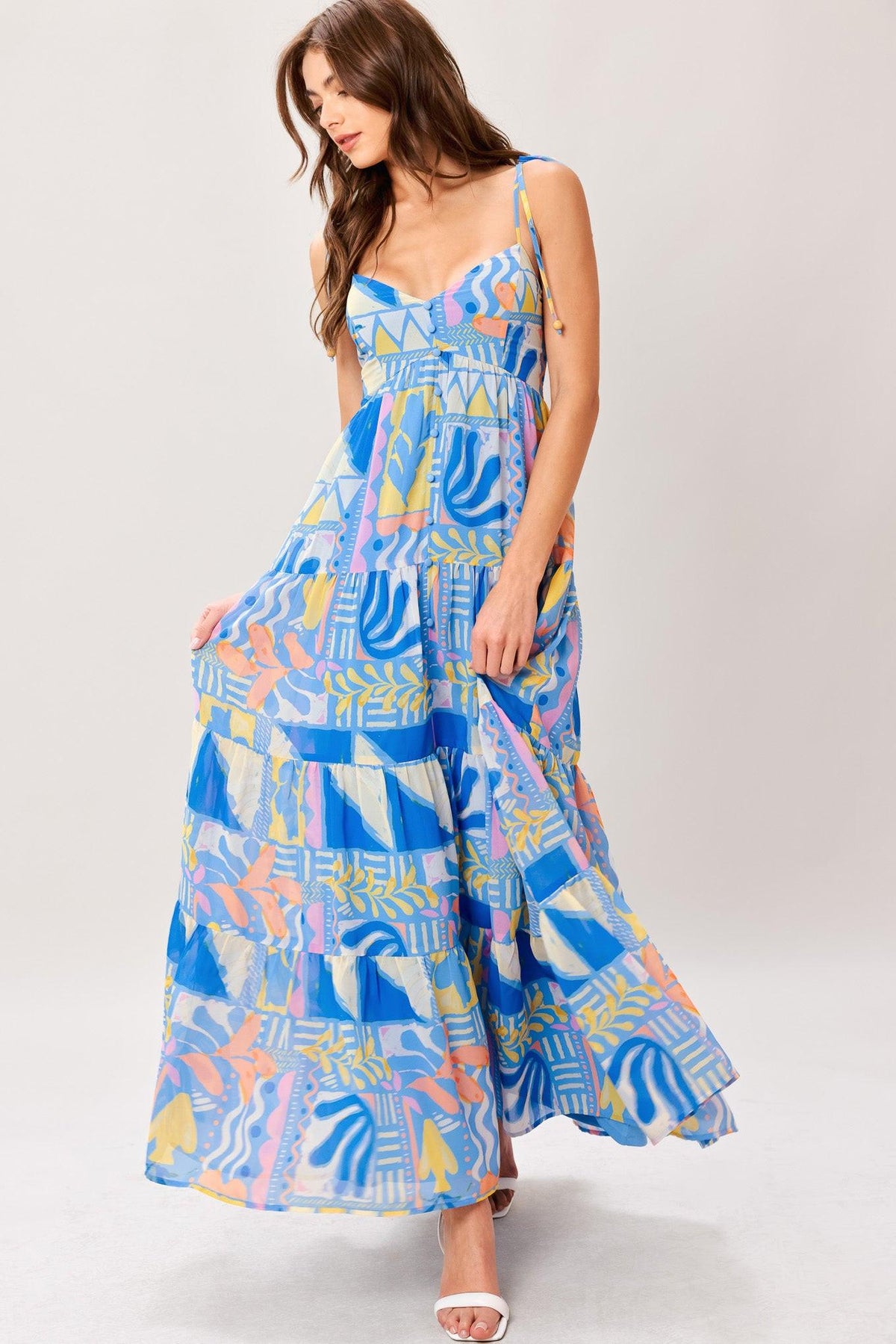VESTIDO MAXI TEJIDO SEASIDE LOVE FLOW