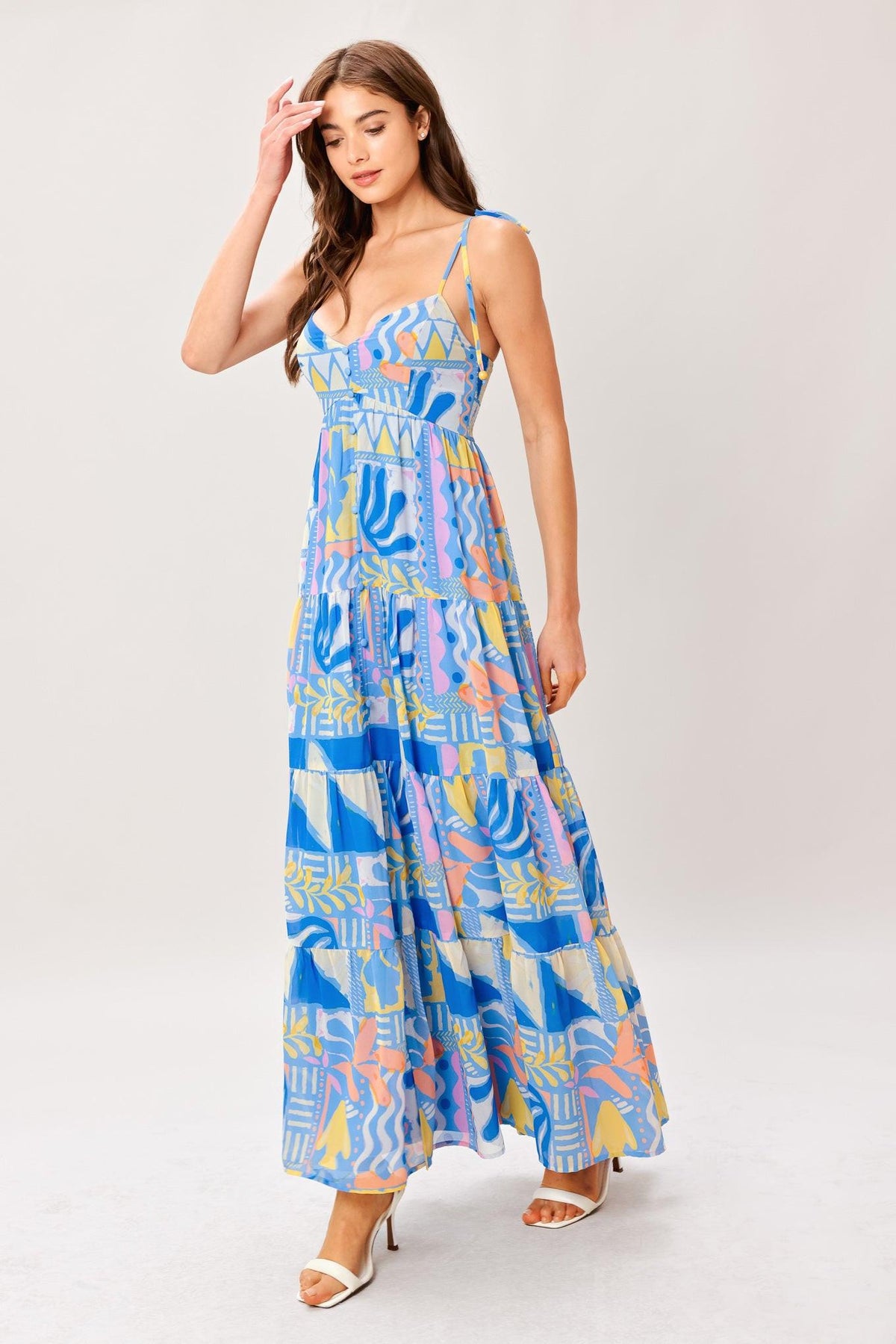 VESTIDO MAXI TEJIDO SEASIDE LOVE FLOW