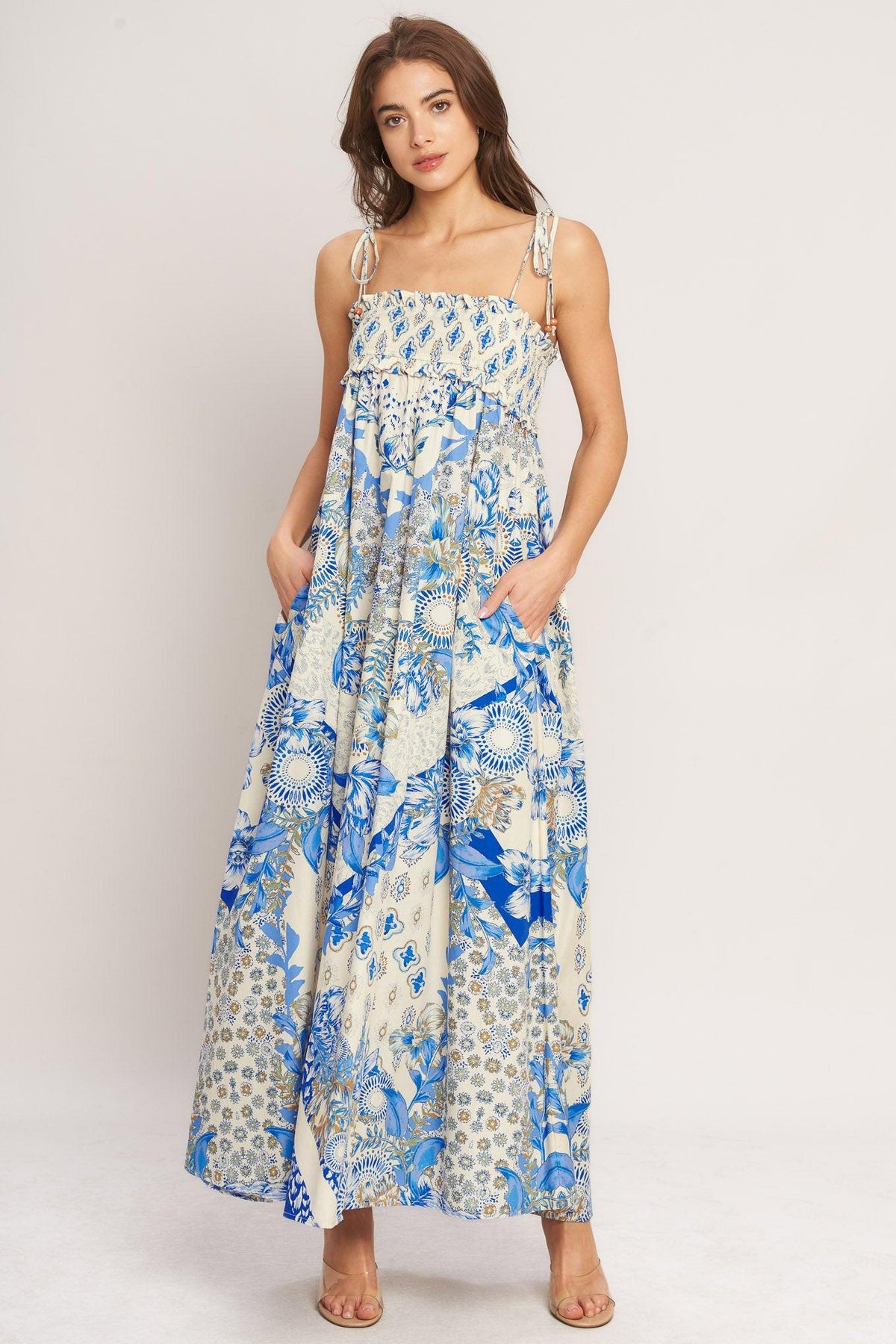 VESTIDO MAXI TEJIDO SUEÑO COSTERA