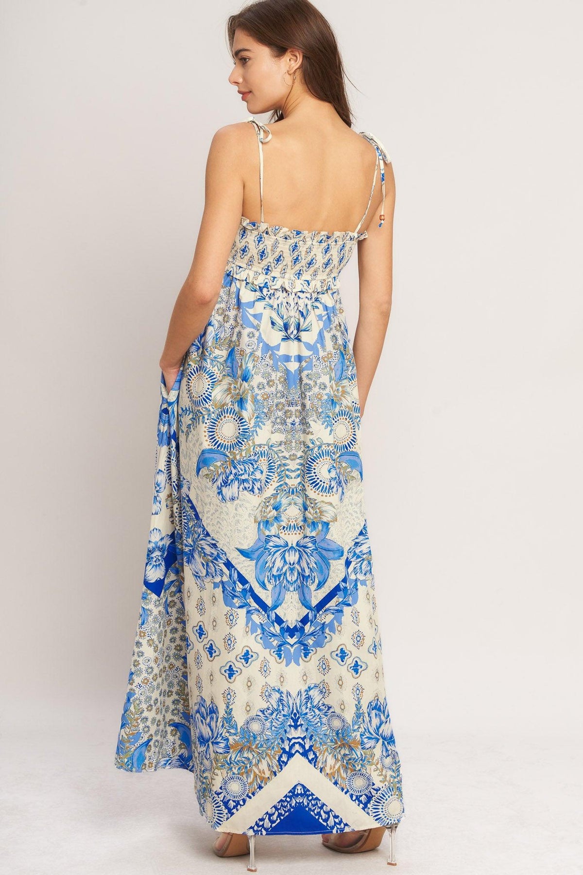 VESTIDO MAXI TEJIDO SUEÑO COSTERA