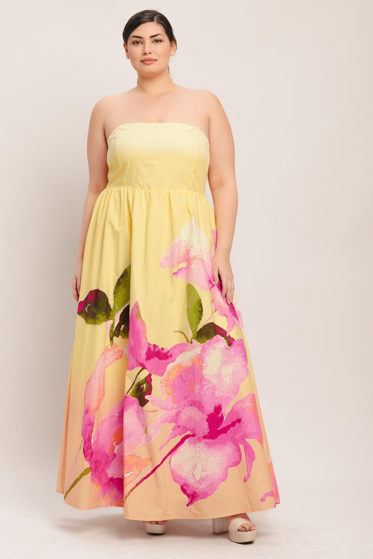 VESTIDO LARGO TEJIDO OMBRÉ DE ENSUEÑO
