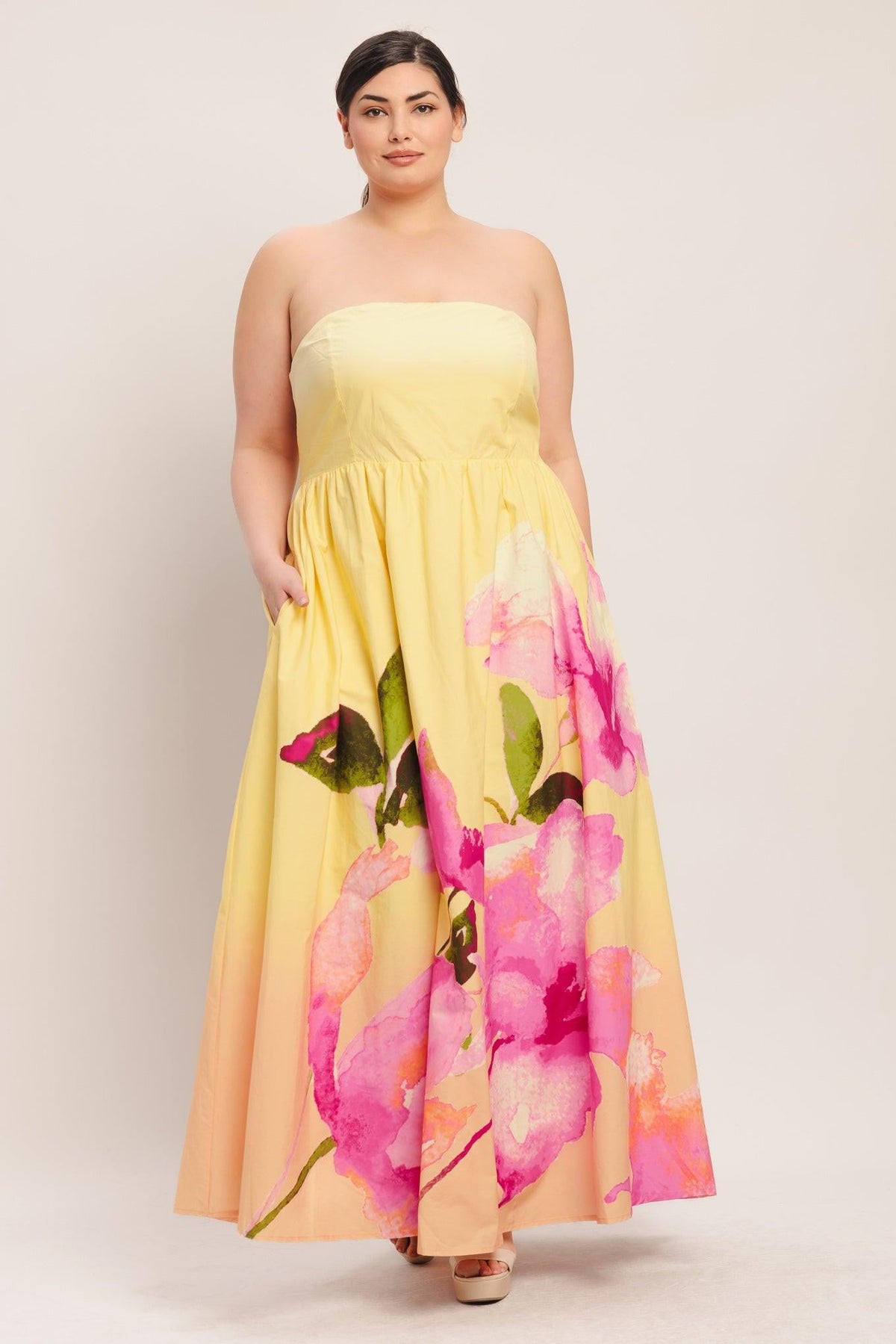 VESTIDO LARGO TEJIDO OMBRÉ DE ENSUEÑO