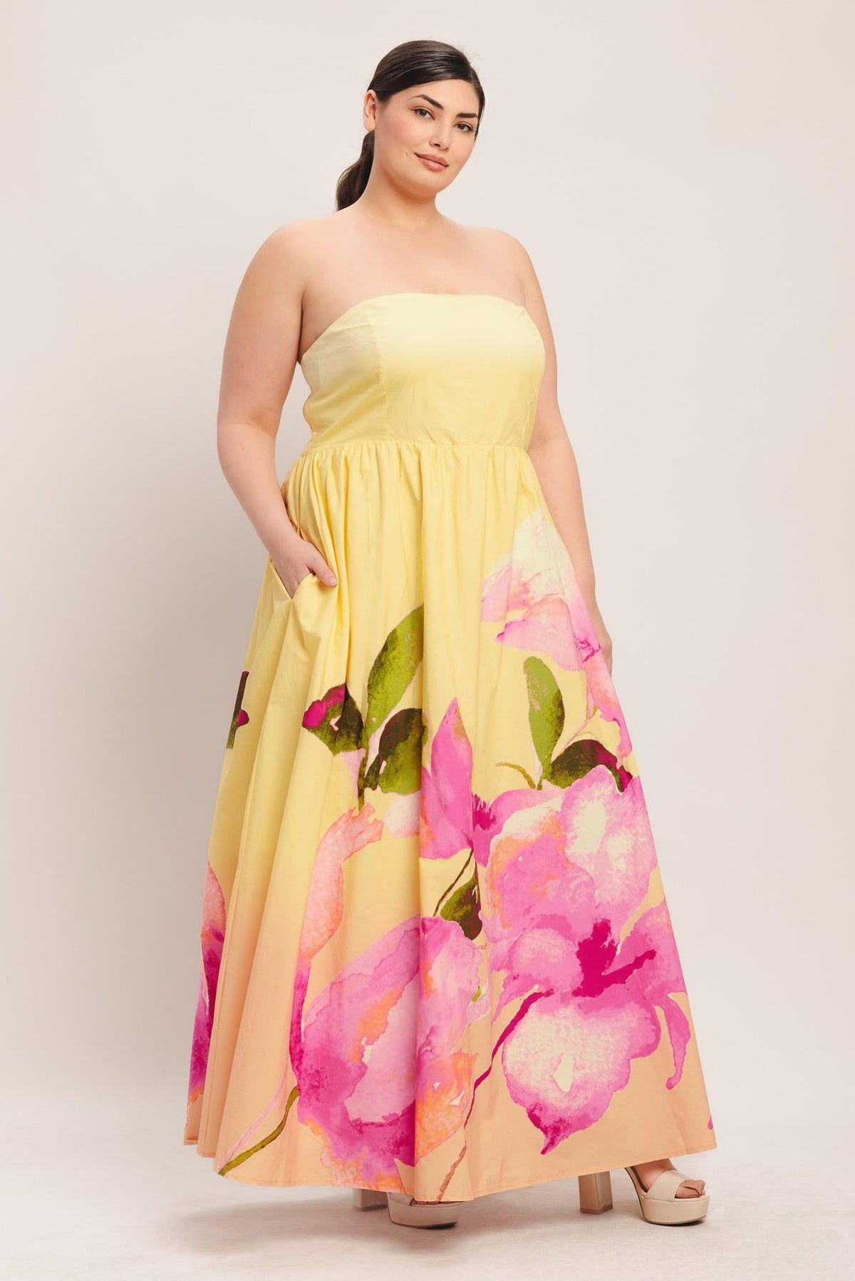 VESTIDO LARGO TEJIDO OMBRÉ DE ENSUEÑO
