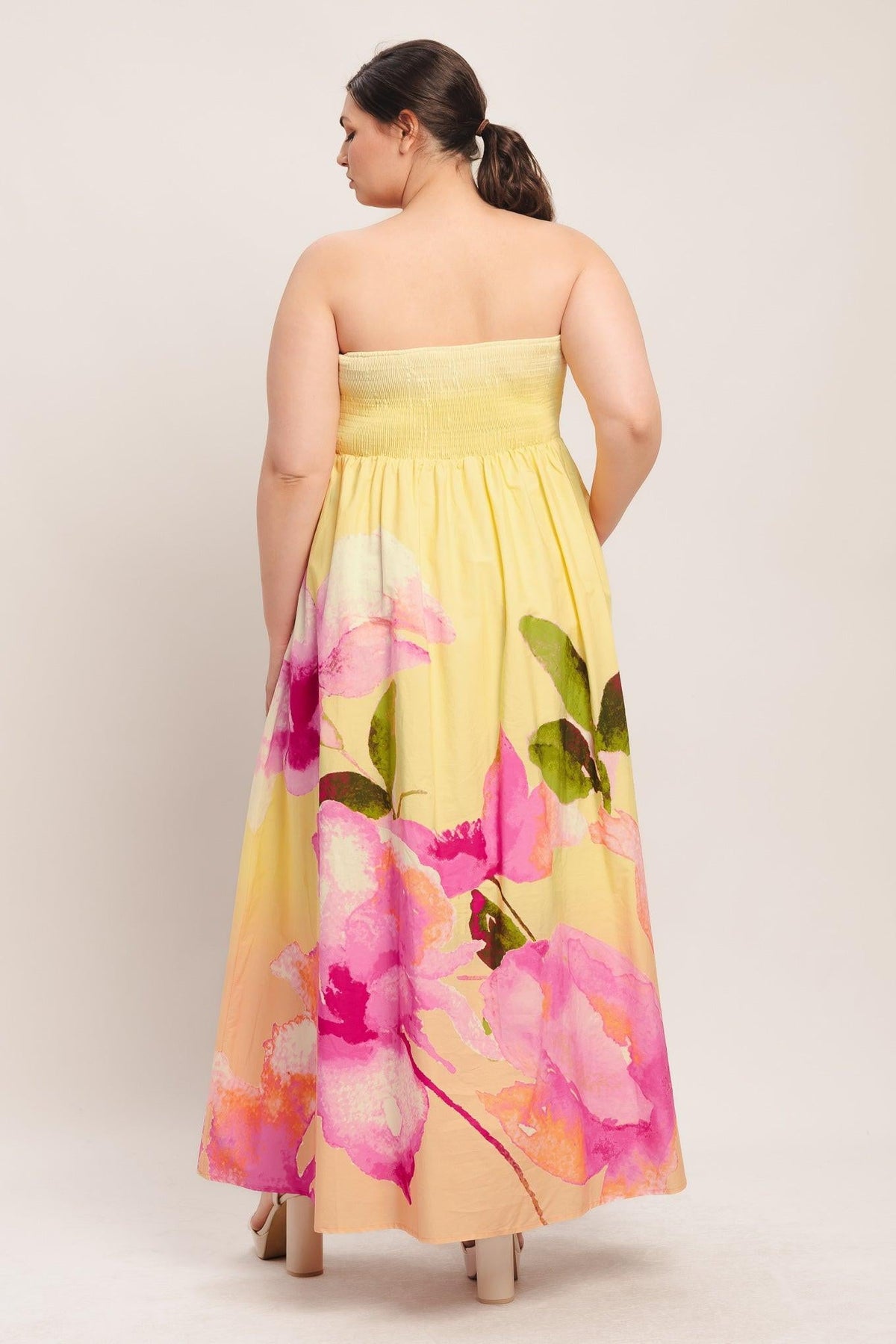 VESTIDO LARGO TEJIDO OMBRÉ DE ENSUEÑO