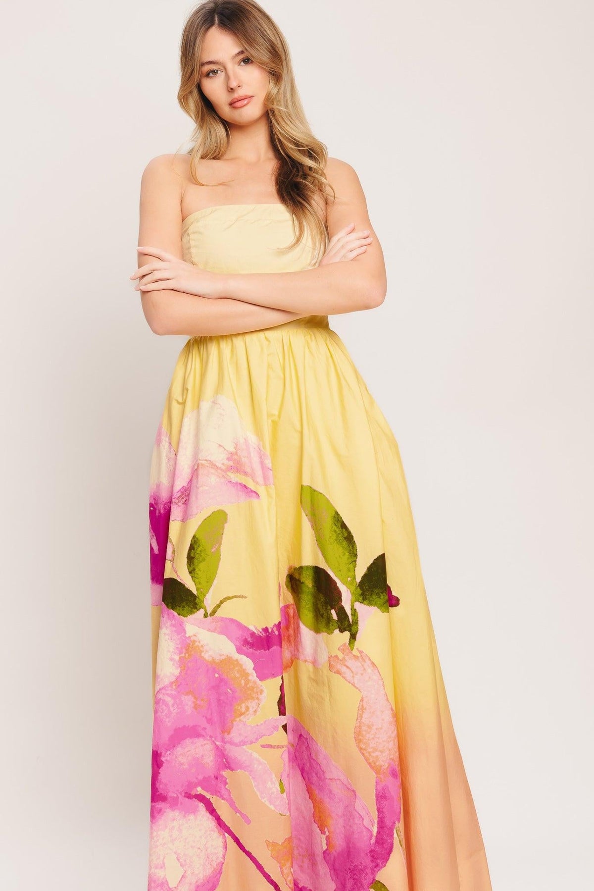 VESTIDO LARGO TEJIDO OMBRÉ DE ENSUEÑO