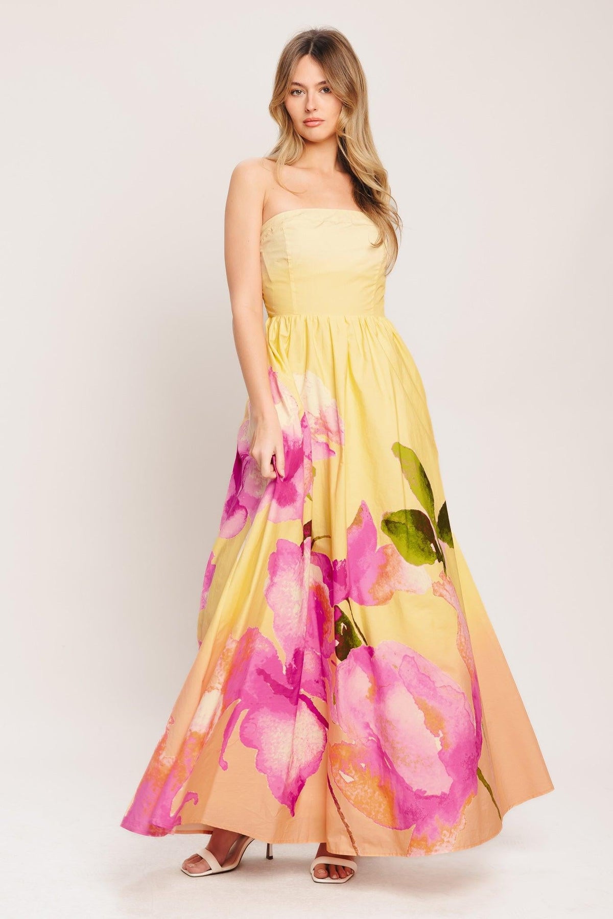 VESTIDO LARGO TEJIDO OMBRÉ DE ENSUEÑO