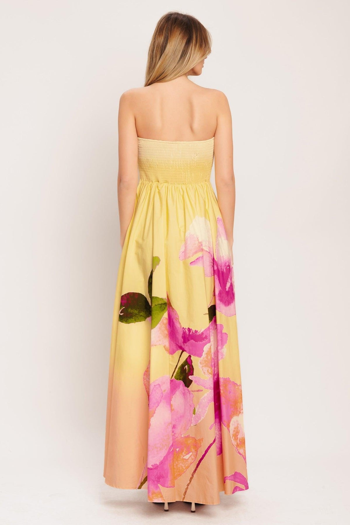 VESTIDO LARGO TEJIDO OMBRÉ DE ENSUEÑO