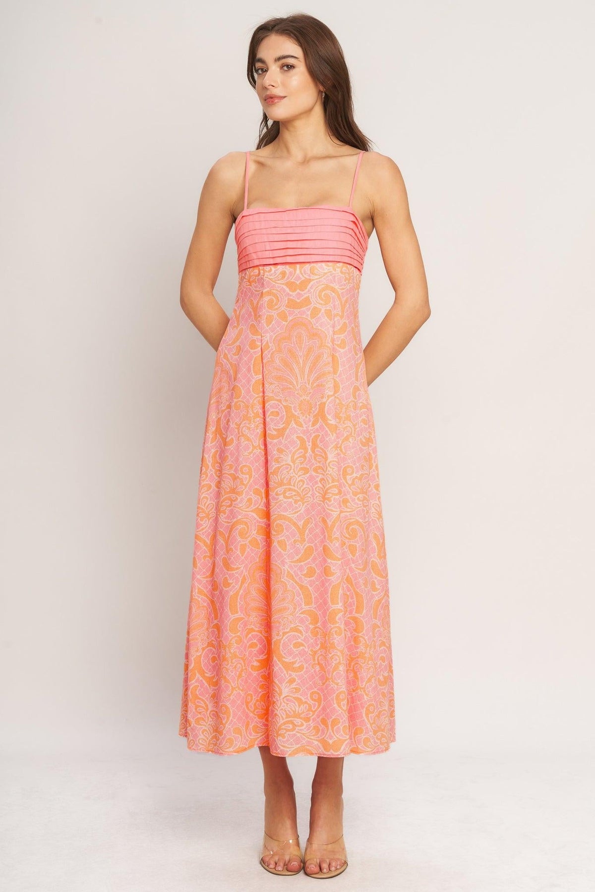 VESTIDO MIDI TEJIDO ISLAND SUNSET CHARM