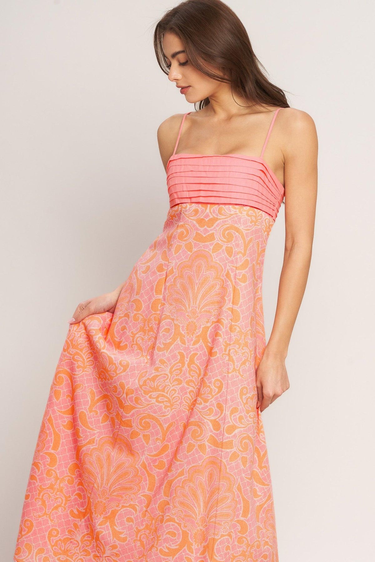 VESTIDO MIDI TEJIDO ISLAND SUNSET CHARM