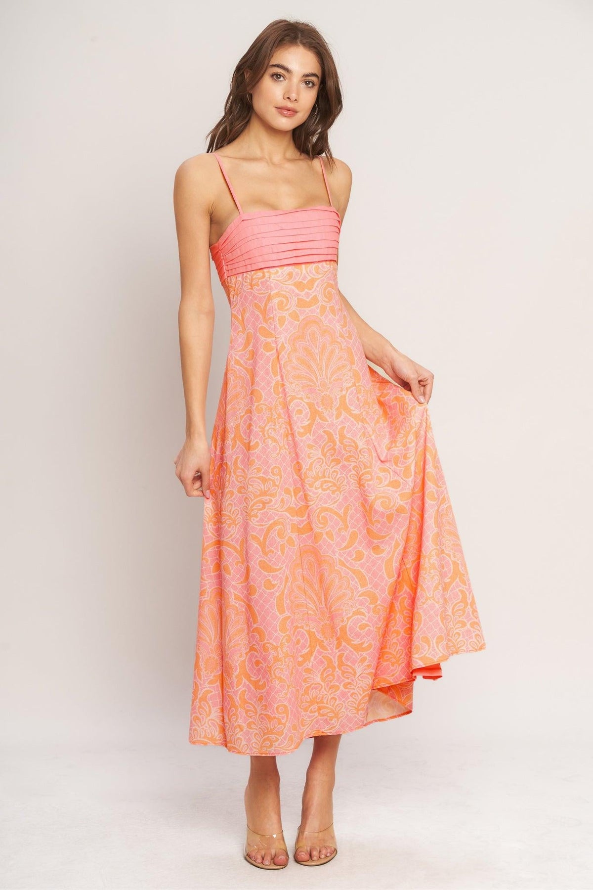 VESTIDO MIDI TEJIDO ISLAND SUNSET CHARM