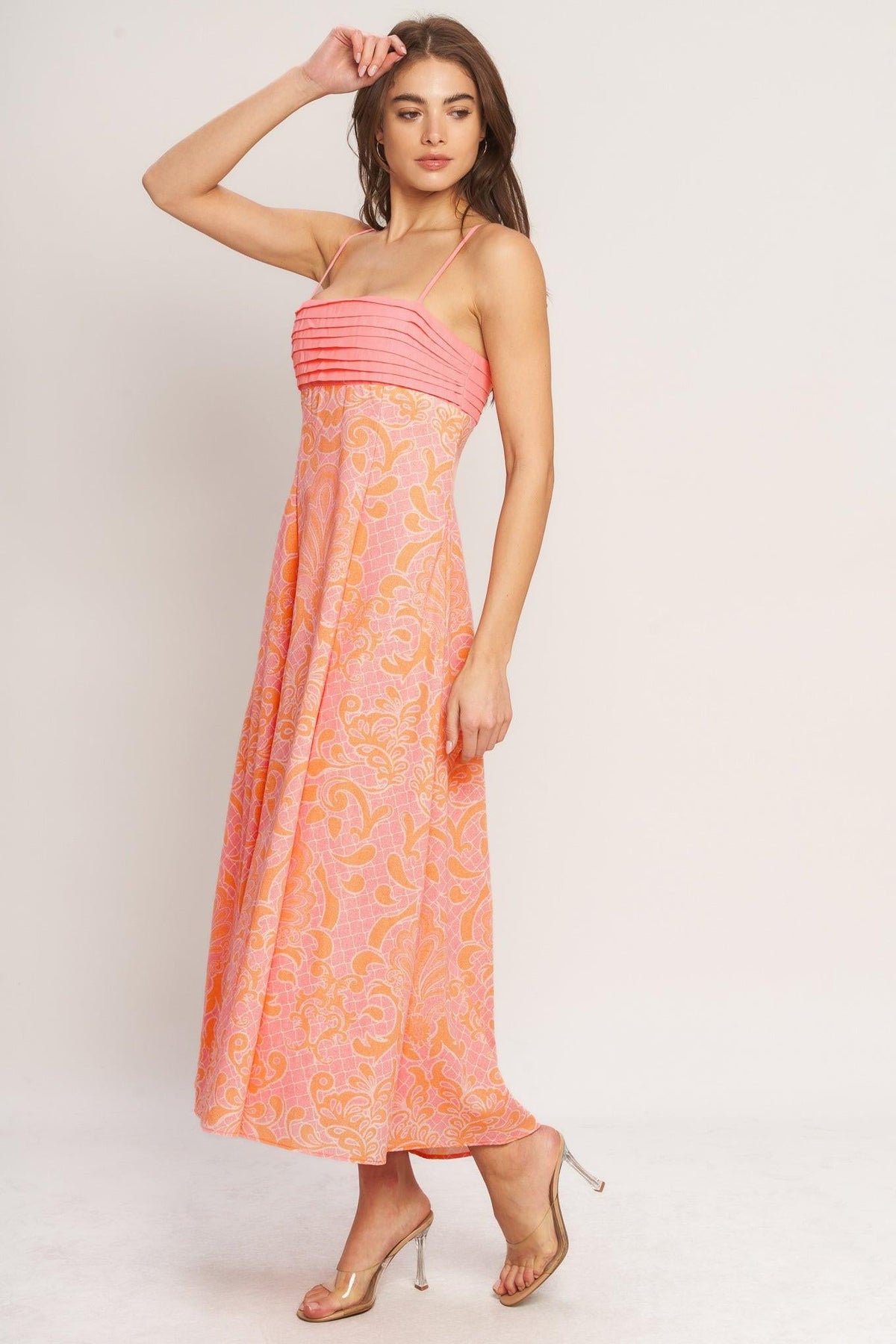 VESTIDO MIDI TEJIDO ISLAND SUNSET CHARM
