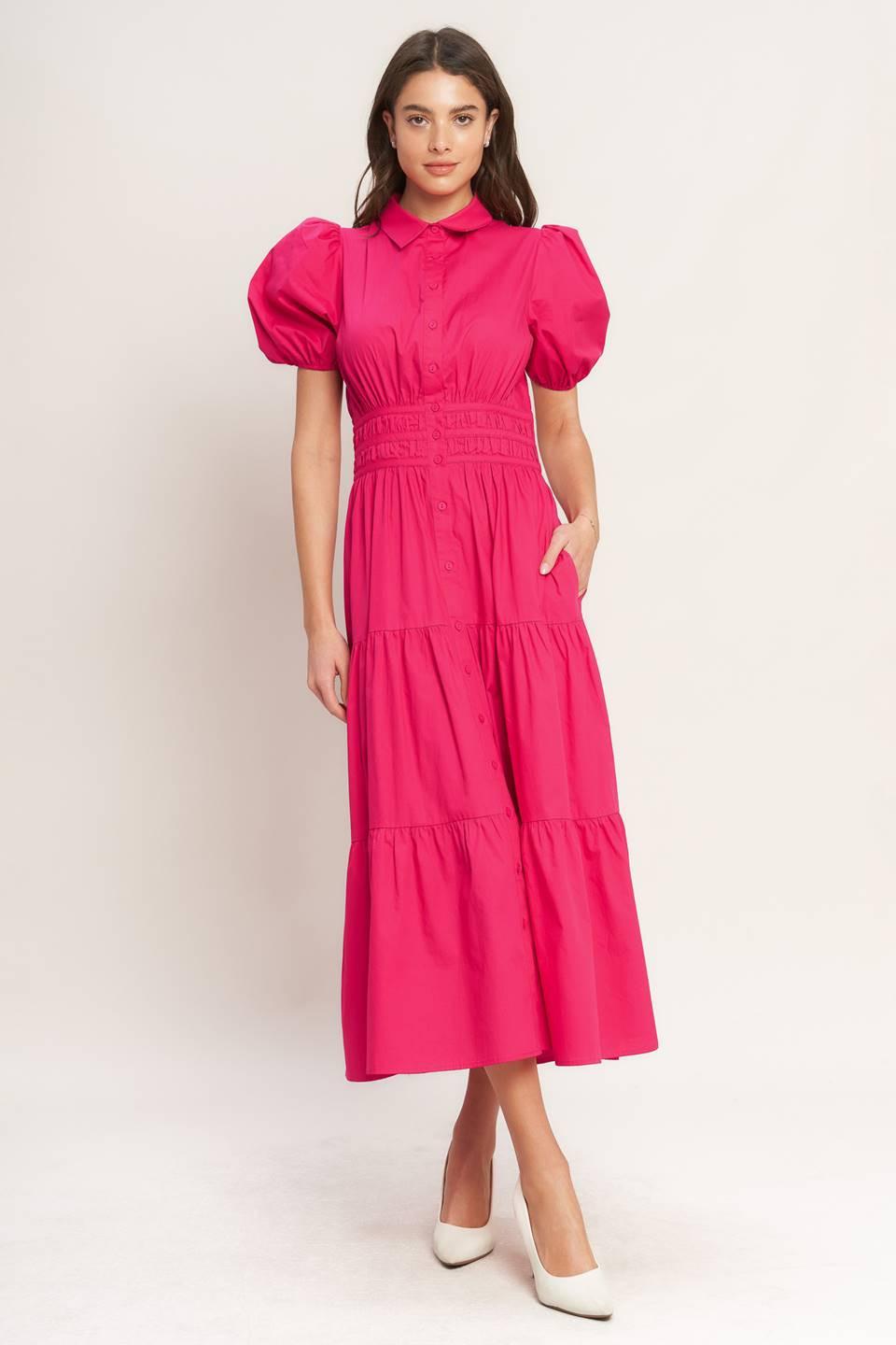 VESTIDO MIDI TEJIDO SUGAR CLOUD