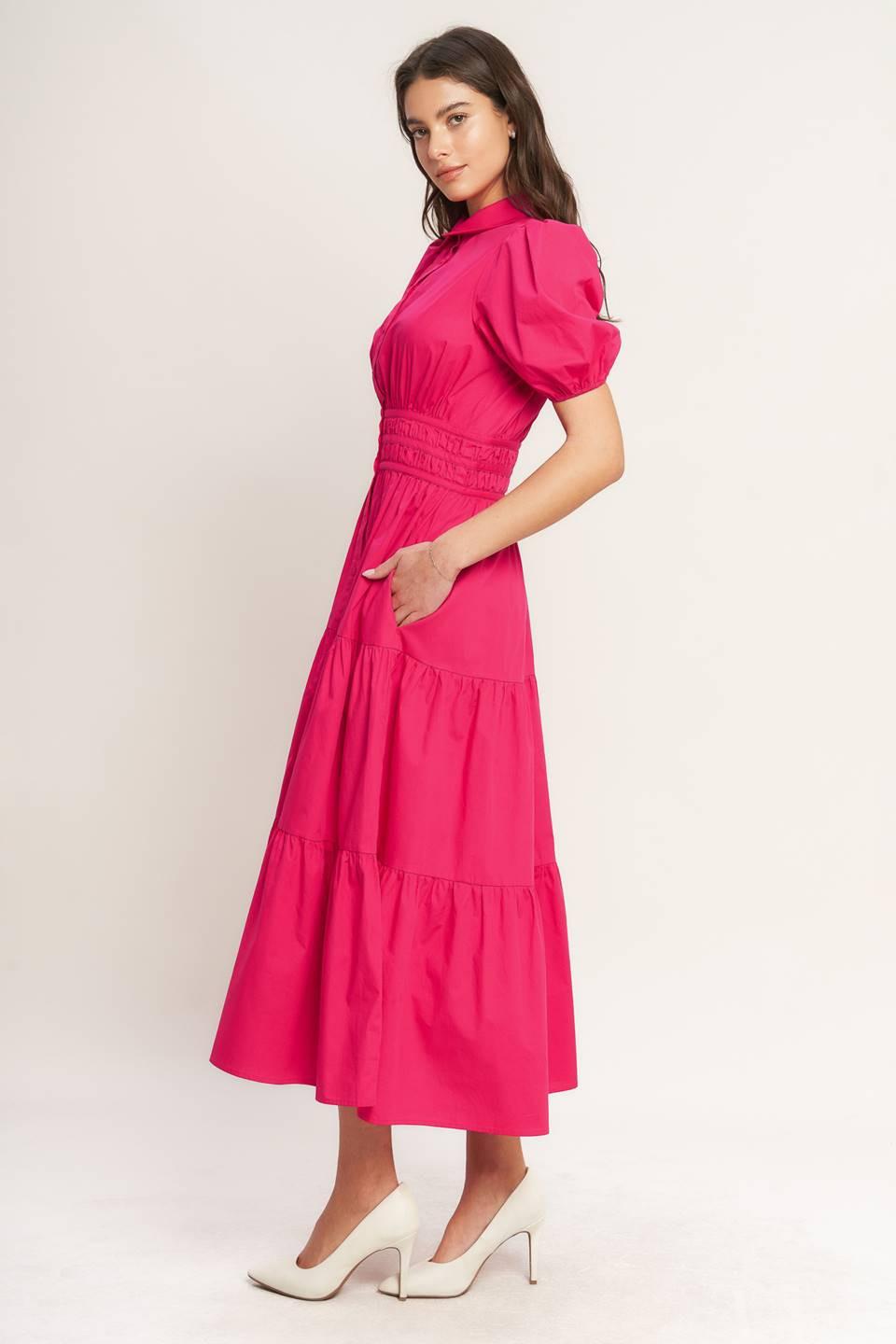 VESTIDO MIDI TEJIDO SUGAR CLOUD