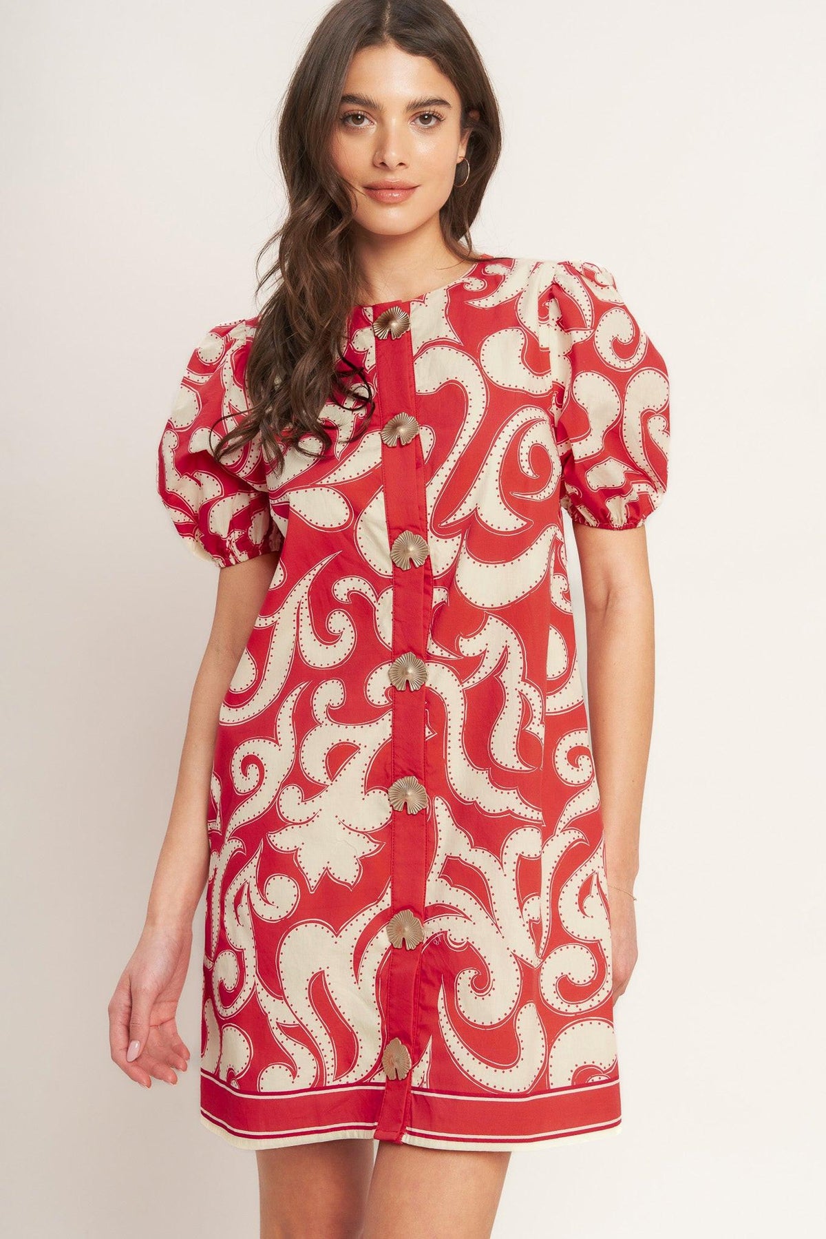 VESTIDO MINI RECTO Y RESISTENTE DE TEJIDO PLANO