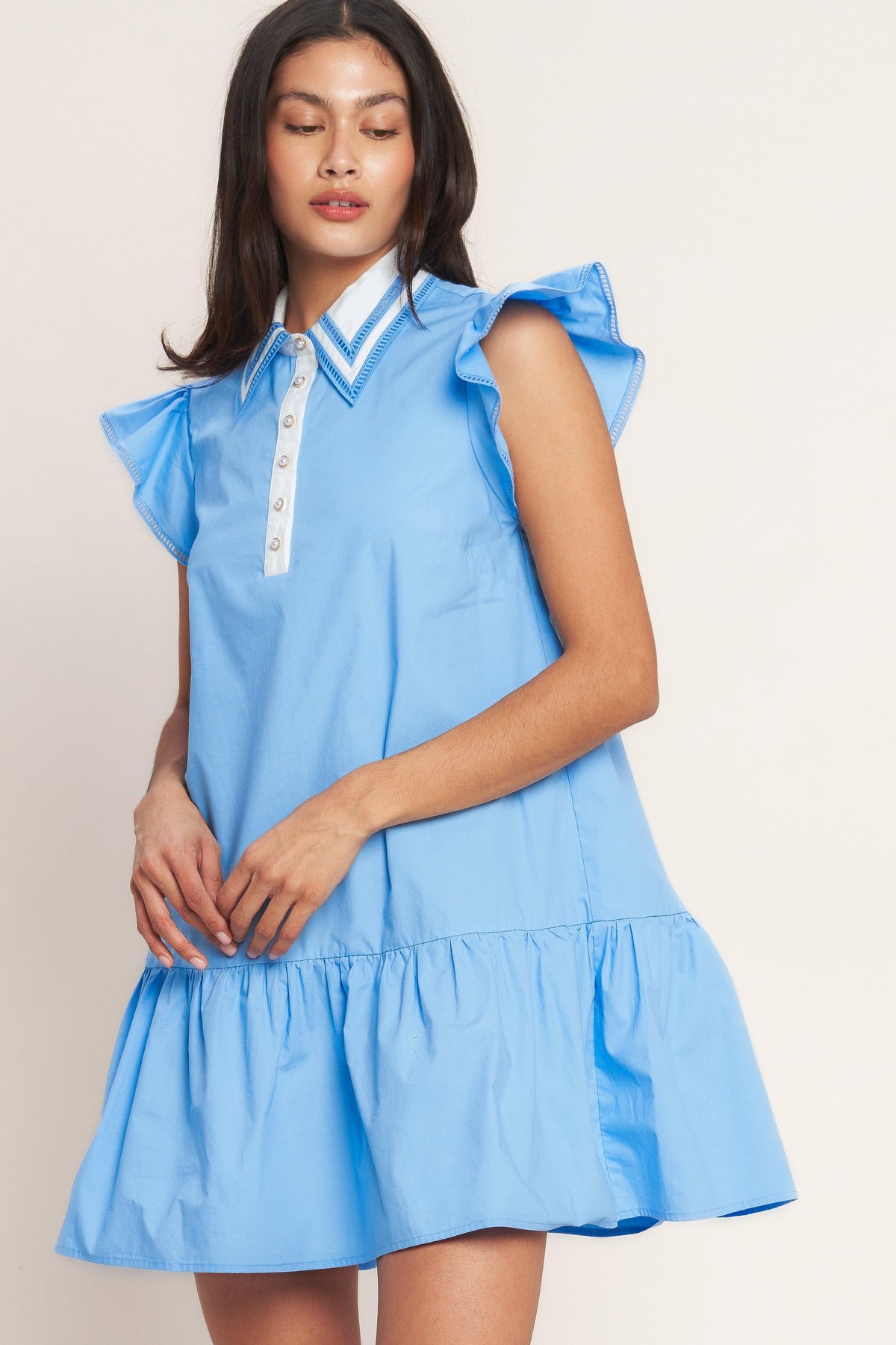 VESTIDO CORTO SWEET DAYS DE TEJIDO