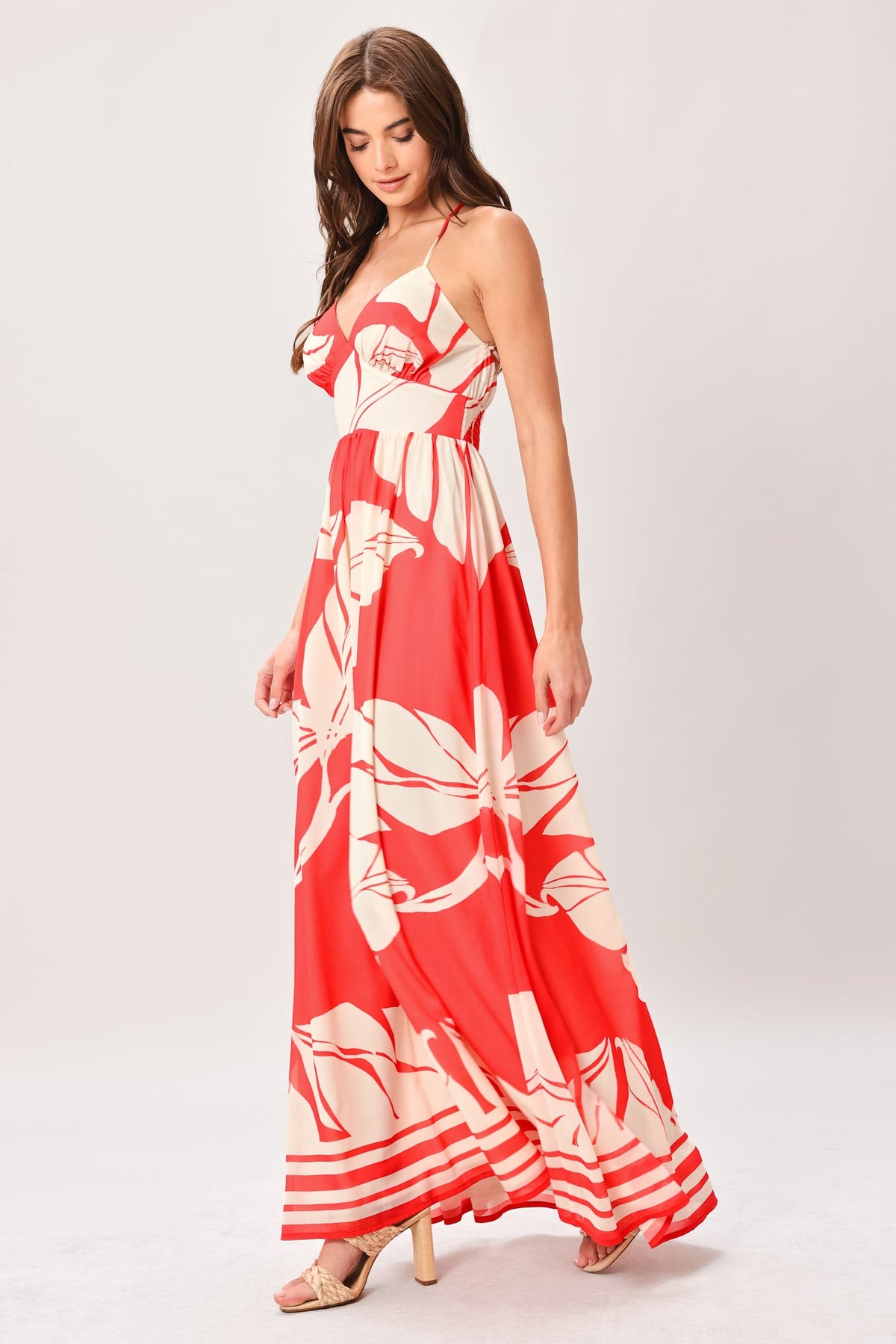 VESTIDO MAXI TEJIDO HEAT BLOOM