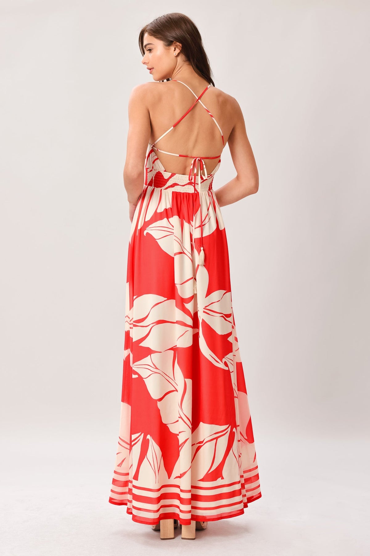 VESTIDO MAXI TEJIDO HEAT BLOOM
