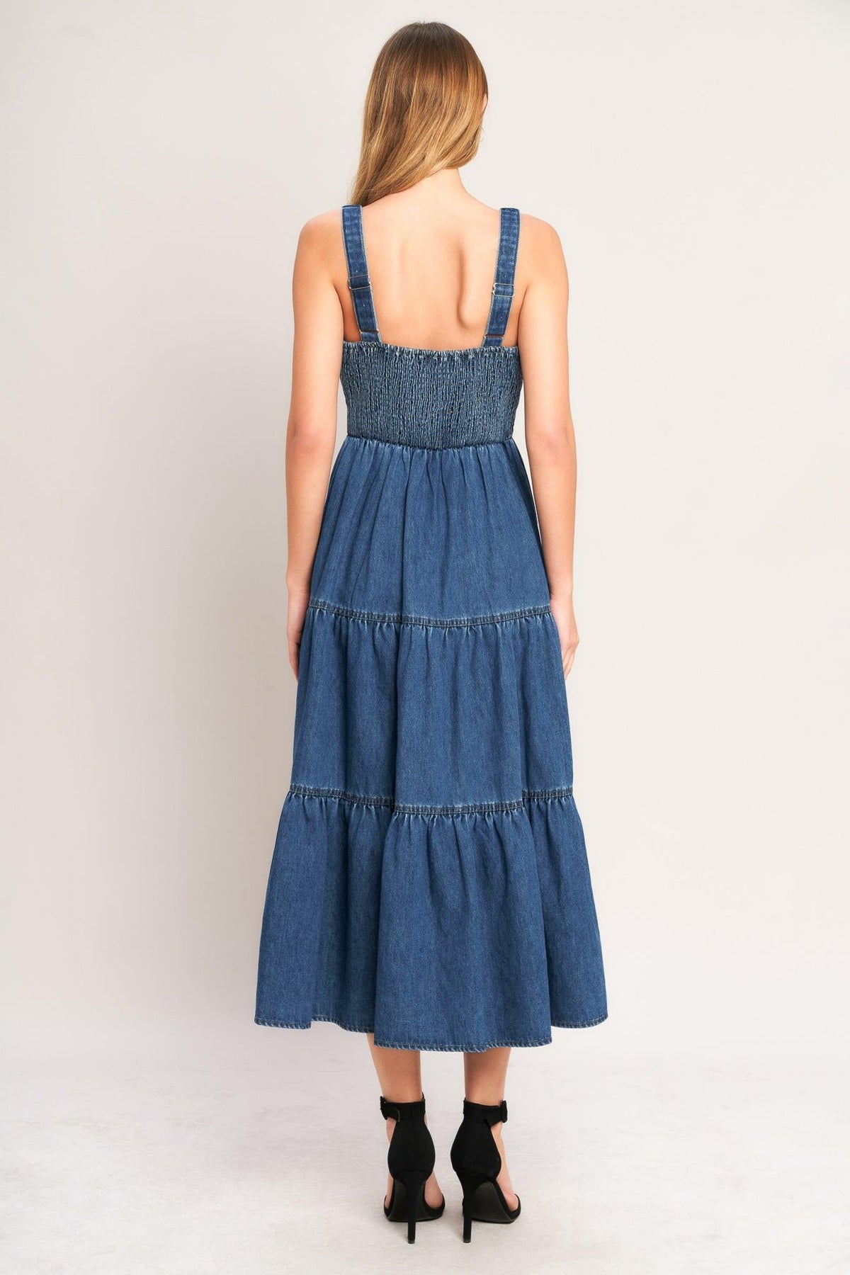 VESTIDO MIDI VAQUERO EVERYDAY ROMANCE