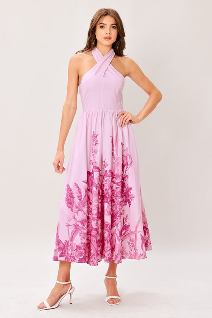 ROSELIGHT DREAM WOVEN MIDI DRESS
