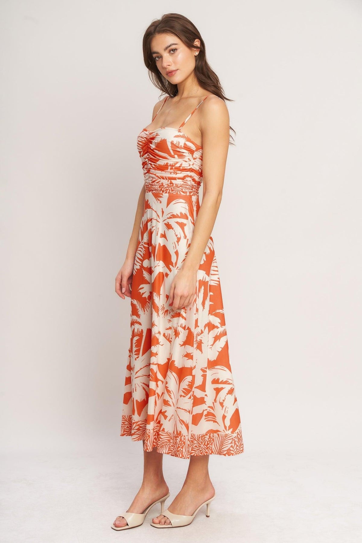 VESTIDO MIDI DE MALLA TRANSPARENTE HEATWAVE RESORT