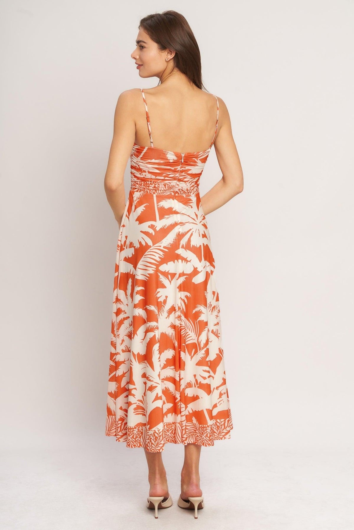 VESTIDO MIDI DE MALLA TRANSPARENTE HEATWAVE RESORT