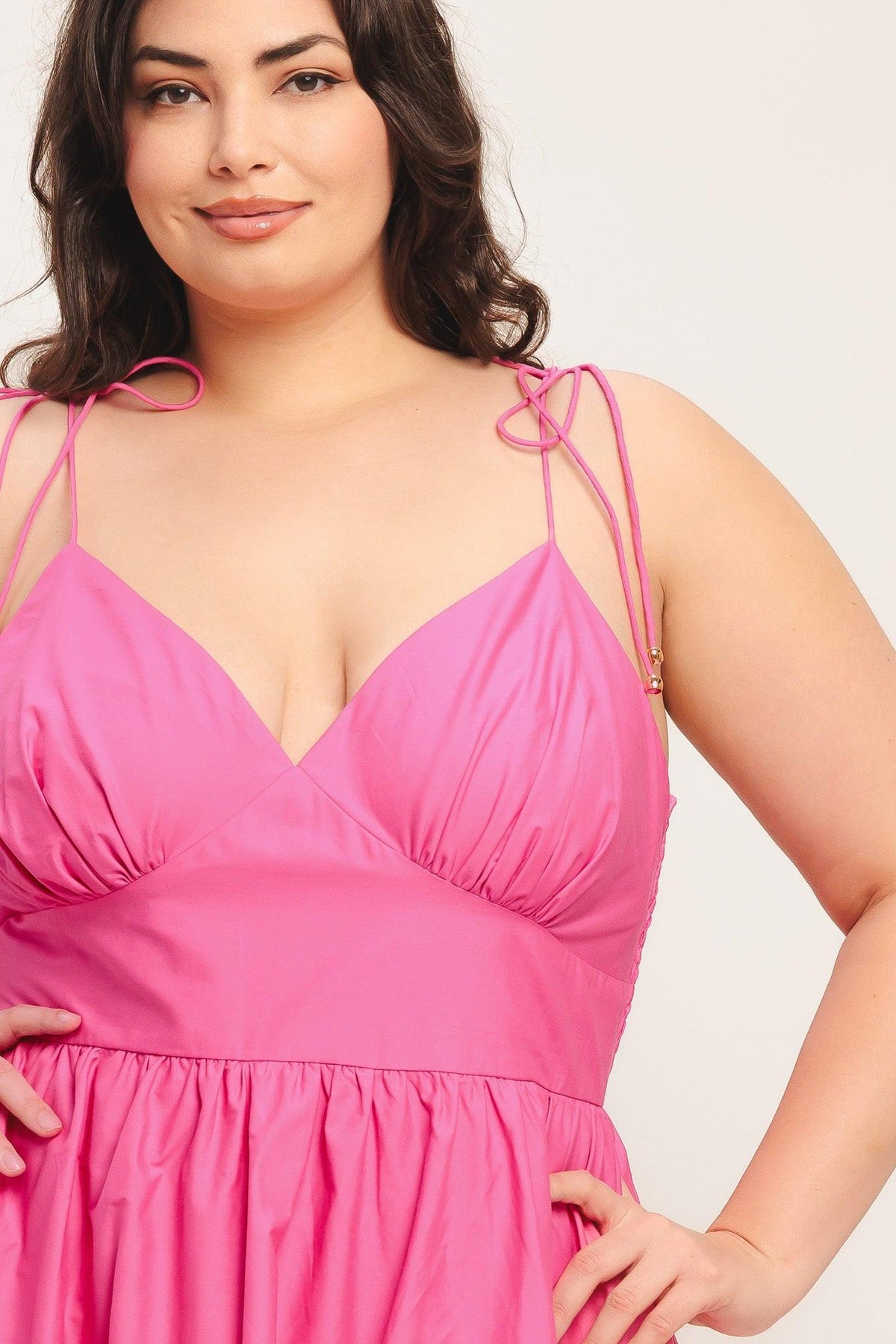 VESTIDO MIDI TEJIDO PRETTY IN PINK