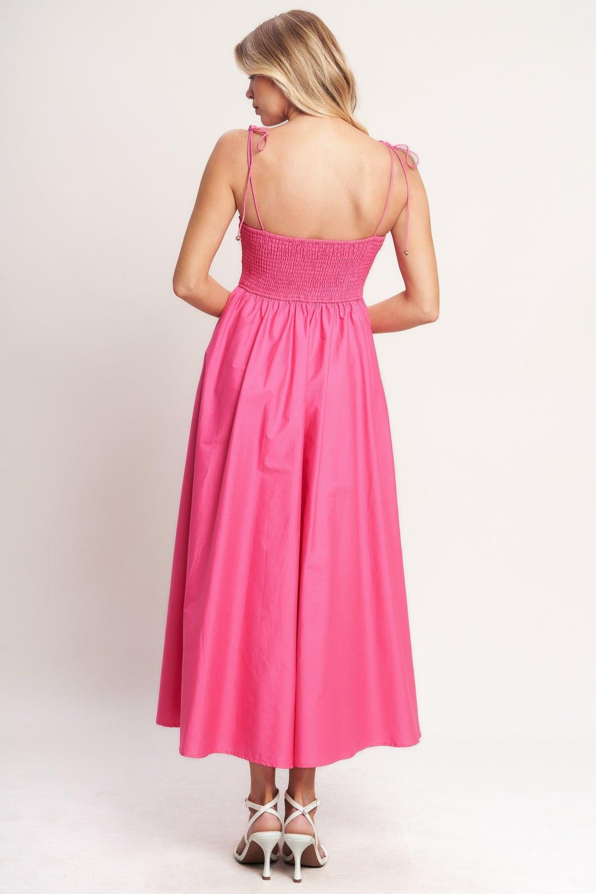 VESTIDO MIDI TEJIDO PRETTY IN PINK