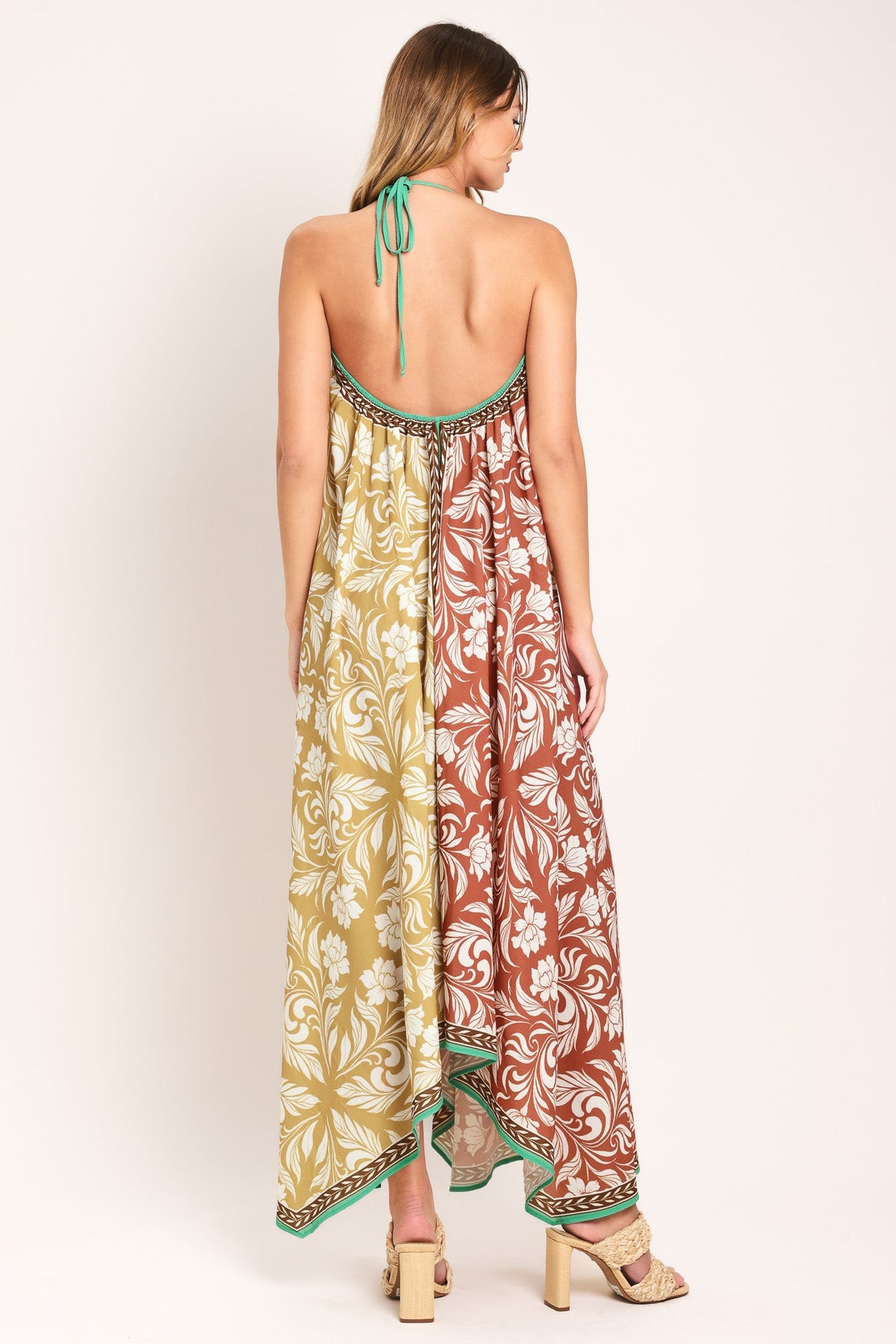 VESTIDO MIDI DE TEJIDO WARM PARADISE