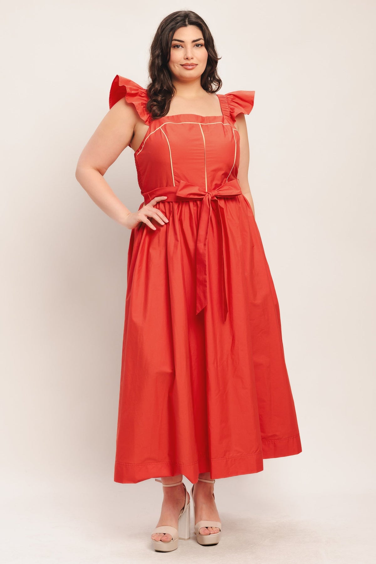 VESTIDO MIDI TEJIDO SUNSET ROMANCE