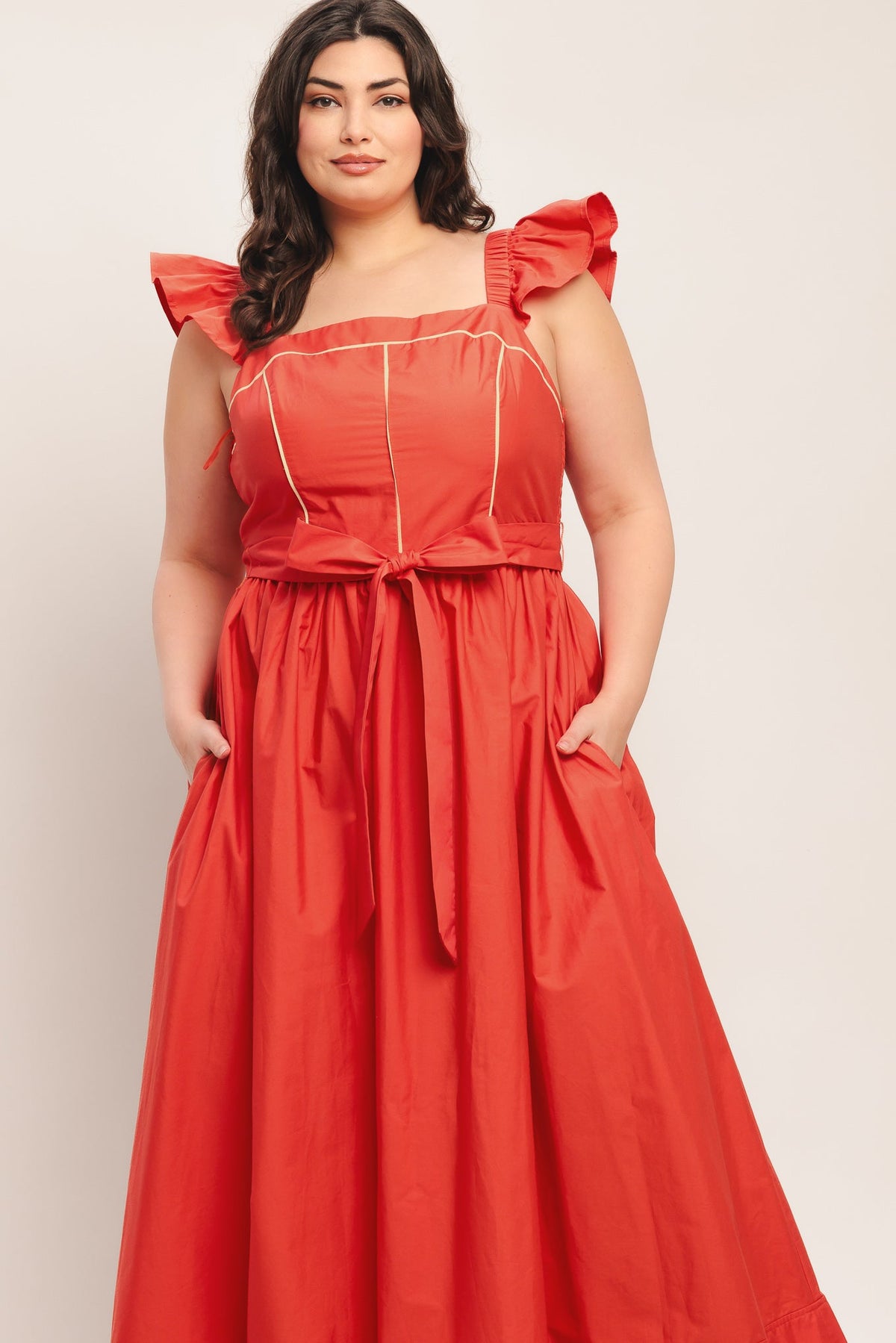 VESTIDO MIDI TEJIDO SUNSET ROMANCE