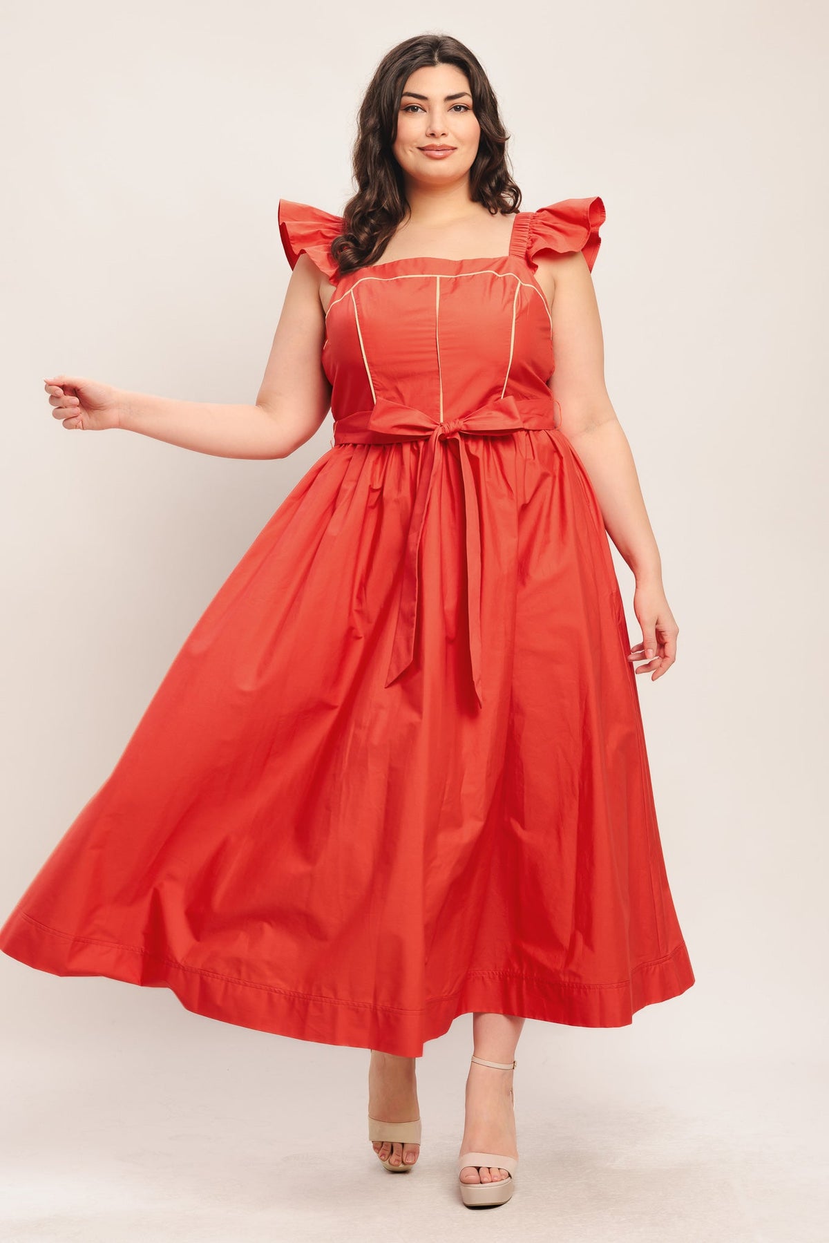 VESTIDO MIDI TEJIDO SUNSET ROMANCE