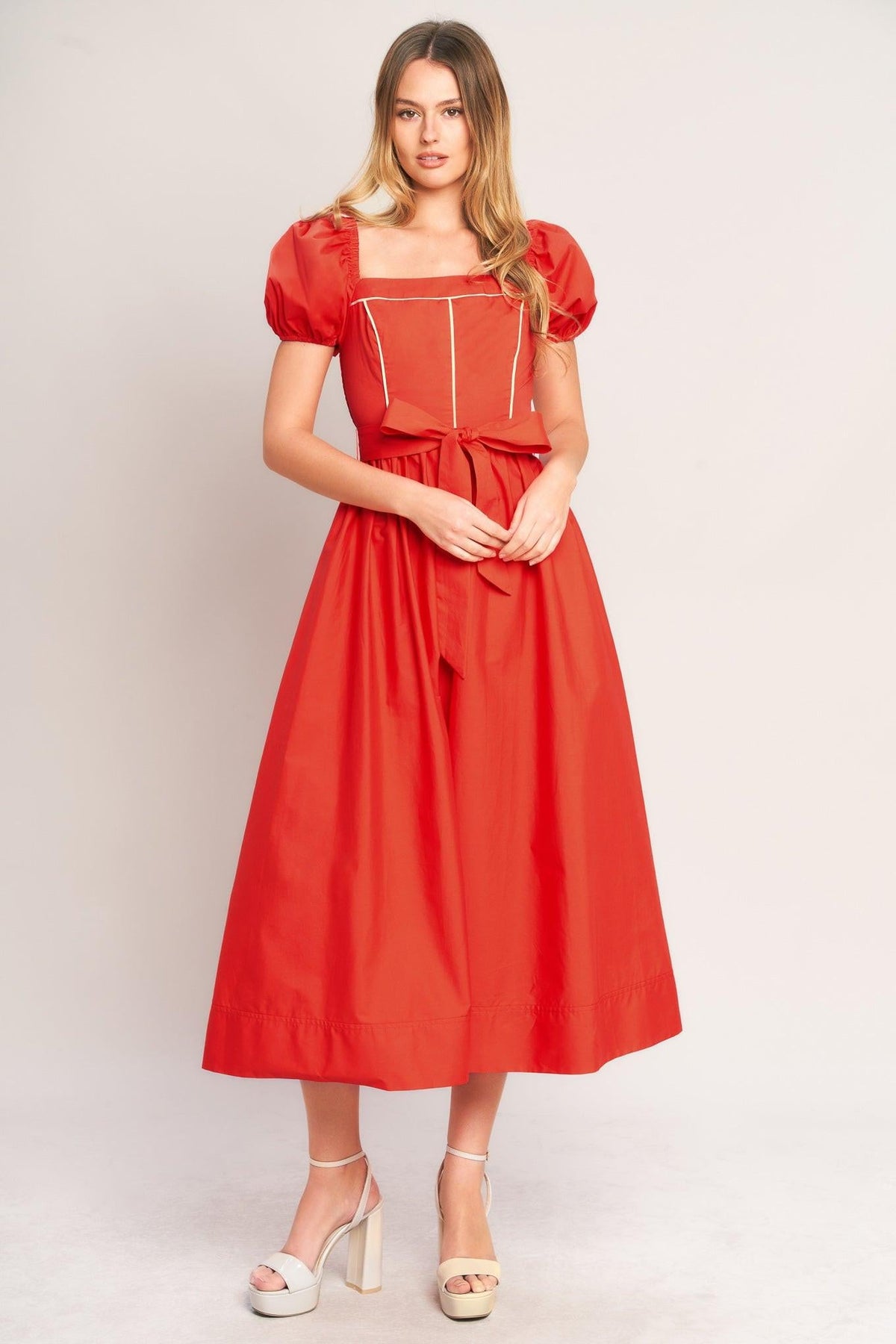 VESTIDO MIDI TEJIDO SUNSET ROMANCE