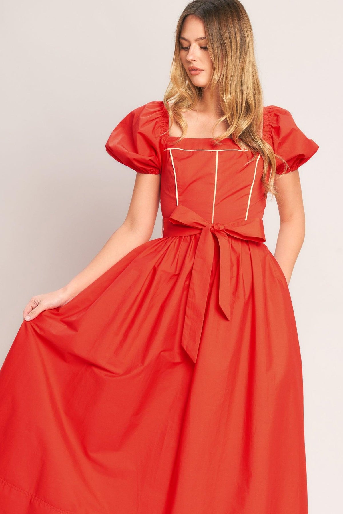 VESTIDO MIDI TEJIDO SUNSET ROMANCE