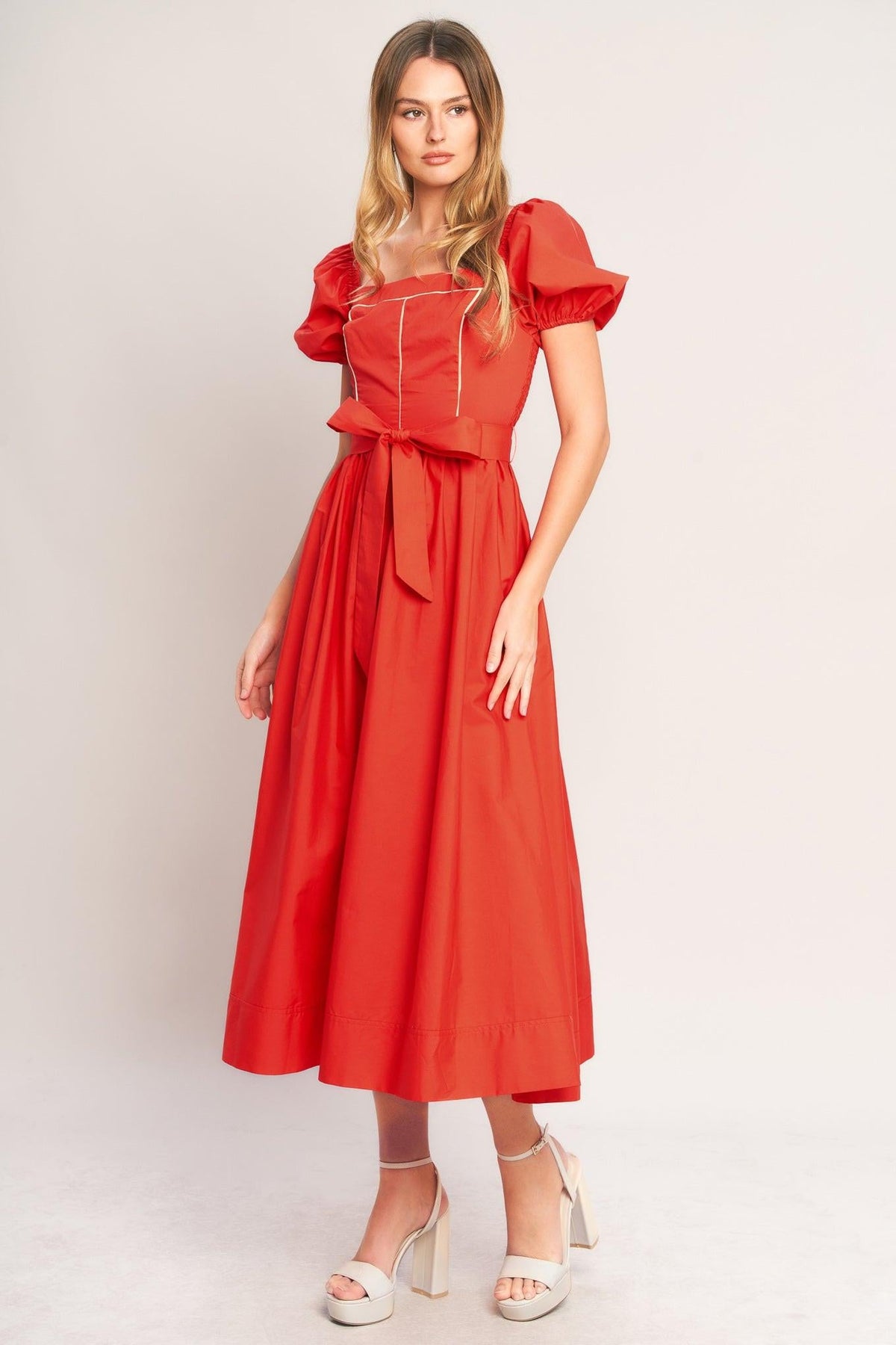 VESTIDO MIDI TEJIDO SUNSET ROMANCE