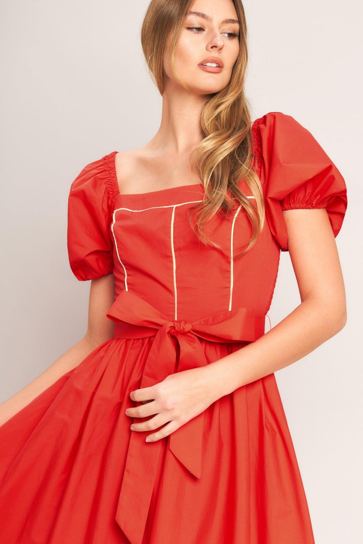 VESTIDO MIDI TEJIDO SUNSET ROMANCE