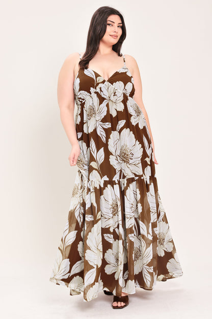 DESERT BLOOM WOVEN MAXI DRESS