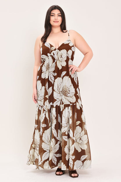 DESERT BLOOM WOVEN MAXI DRESS