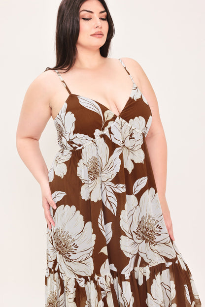 DESERT BLOOM WOVEN MAXI DRESS