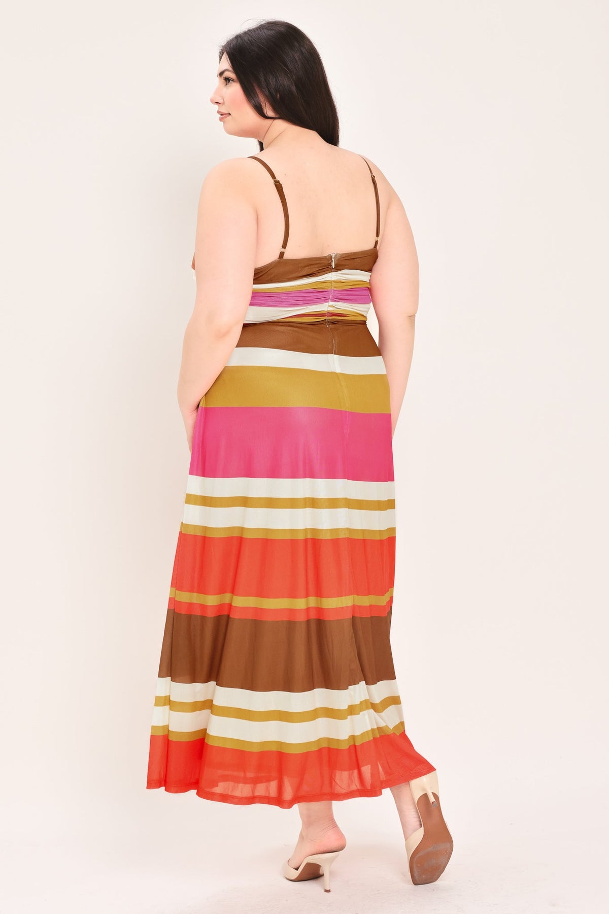 VESTIDO MIDI DE MALLA HEAT WAVES