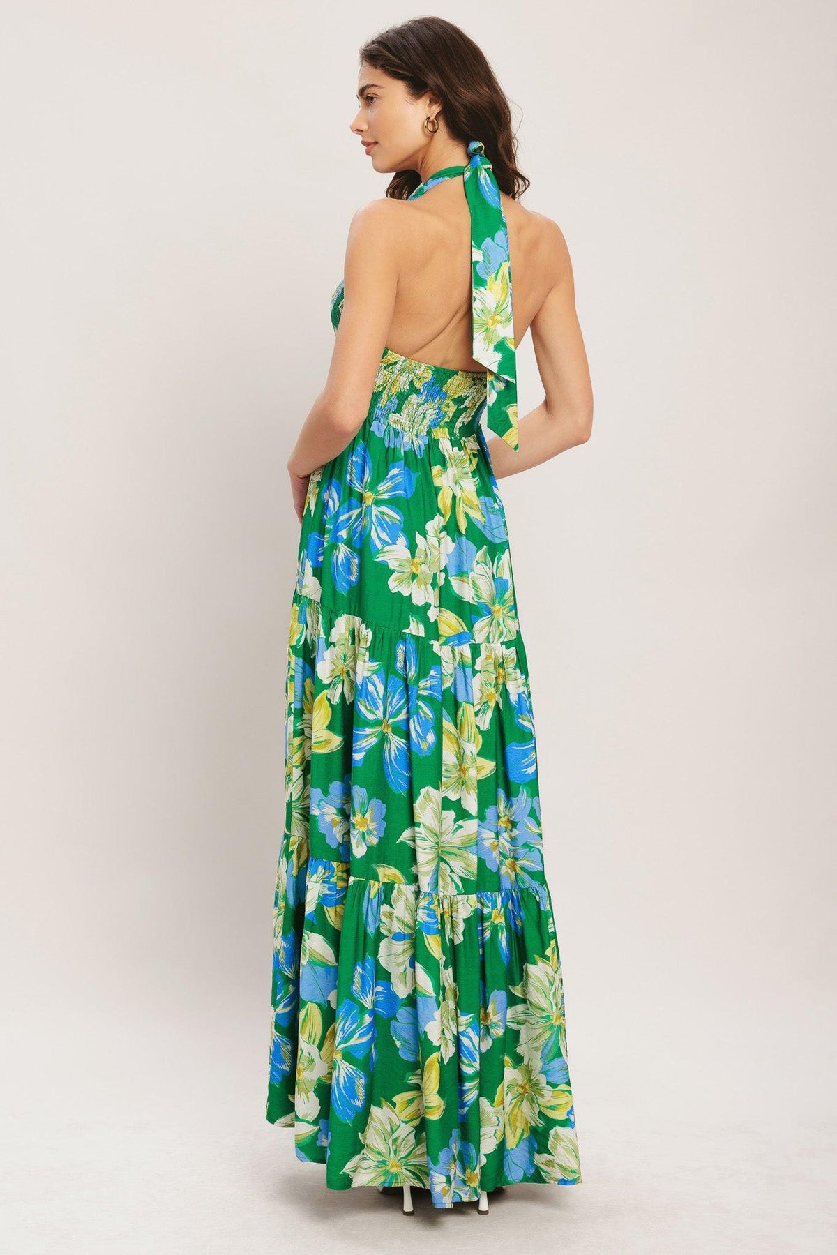 VESTIDO LARGO TEJIDO BLOOM PALM SHORE