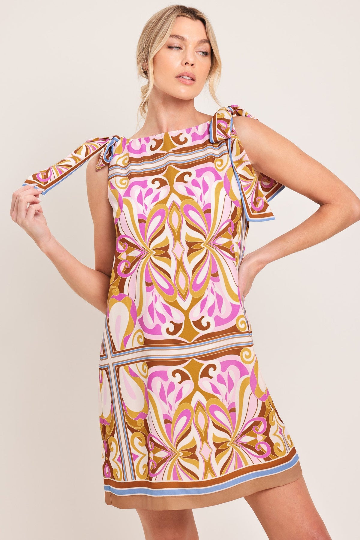 MINIVESTIDO TEJIDO GOLDEN PSYCHE