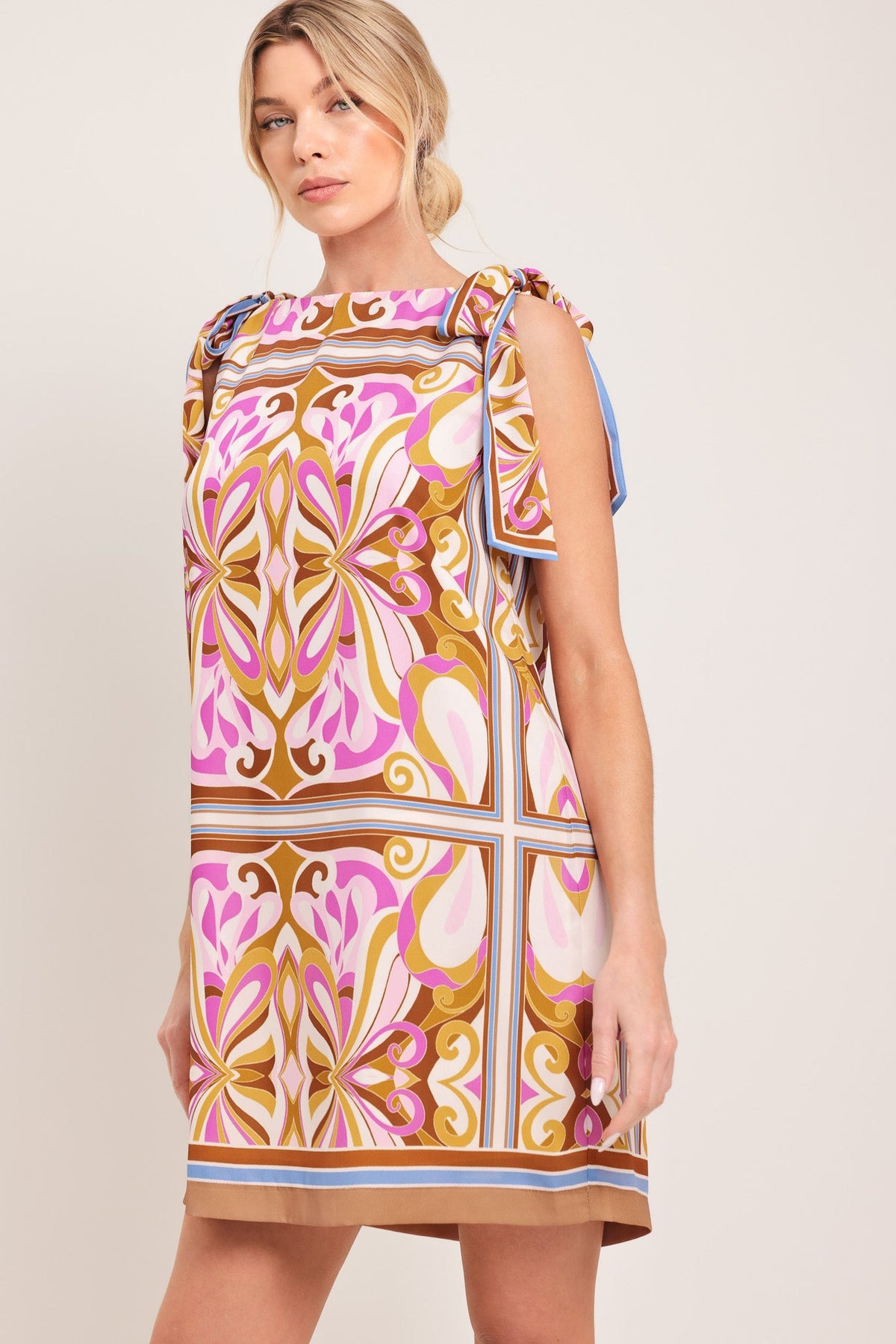 MINIVESTIDO TEJIDO GOLDEN PSYCHE