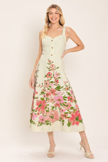 WHITE + PINK FLORAL
