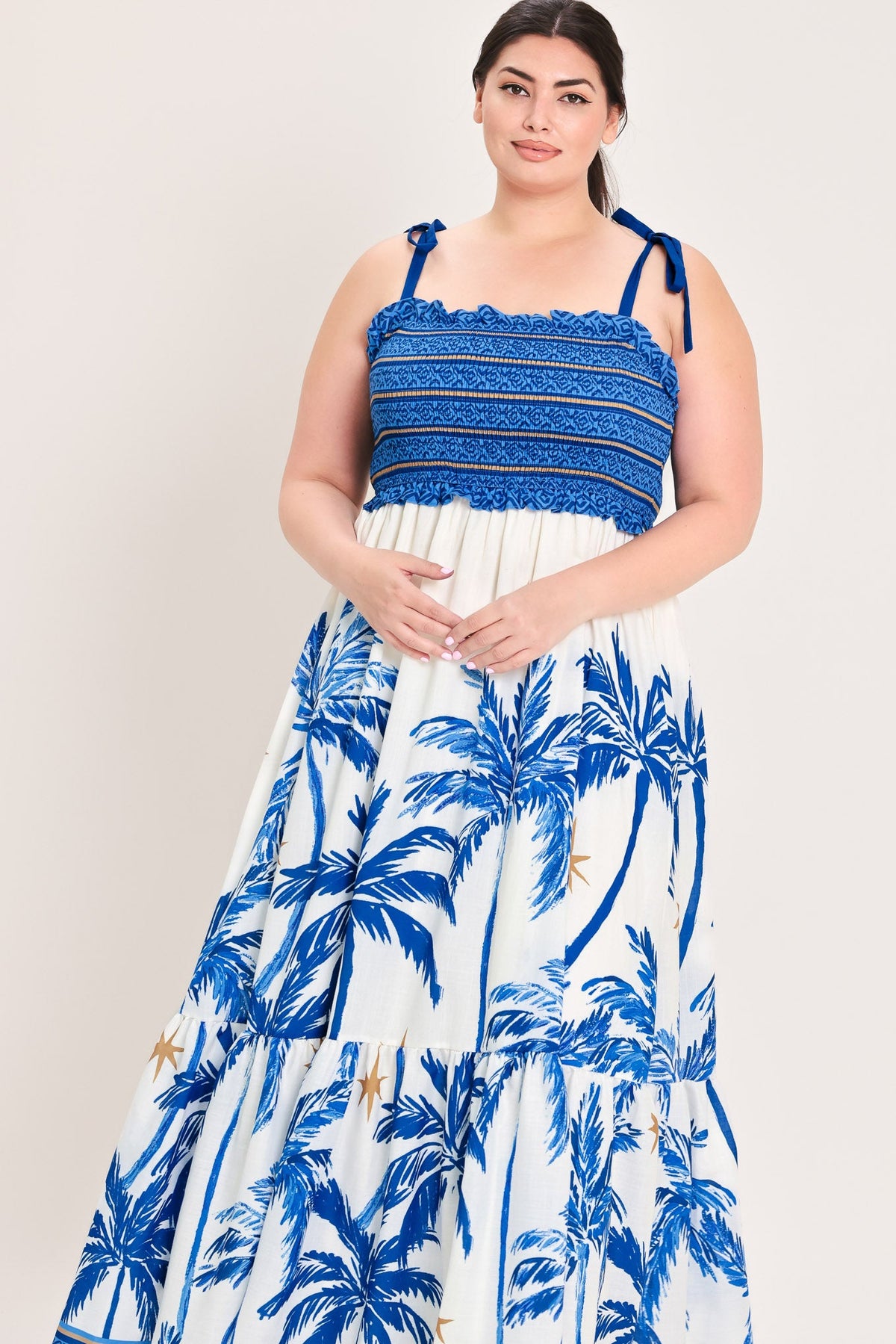 VESTIDO MAXI TEJIDO PALM ESCAPE