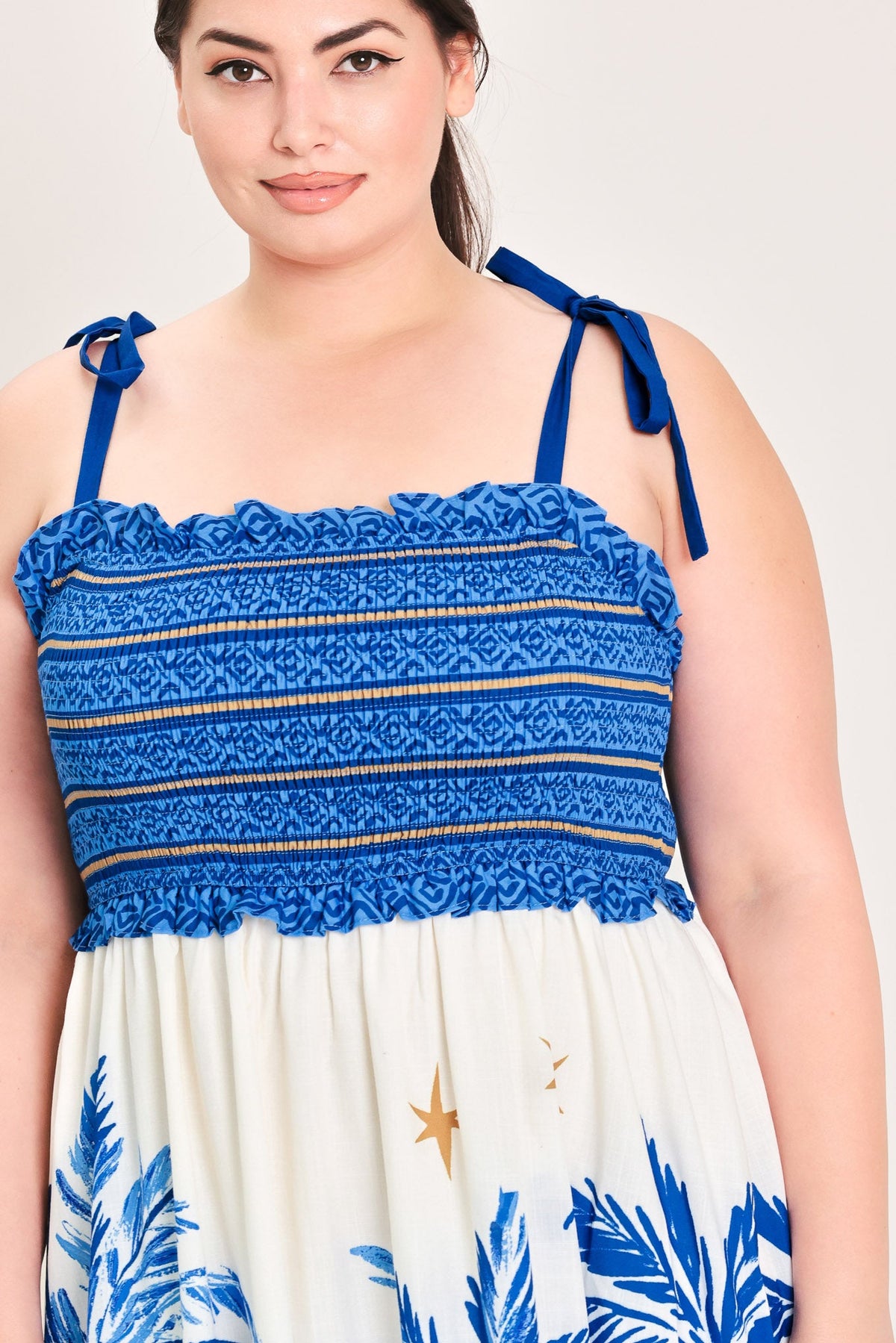 VESTIDO MAXI TEJIDO PALM ESCAPE