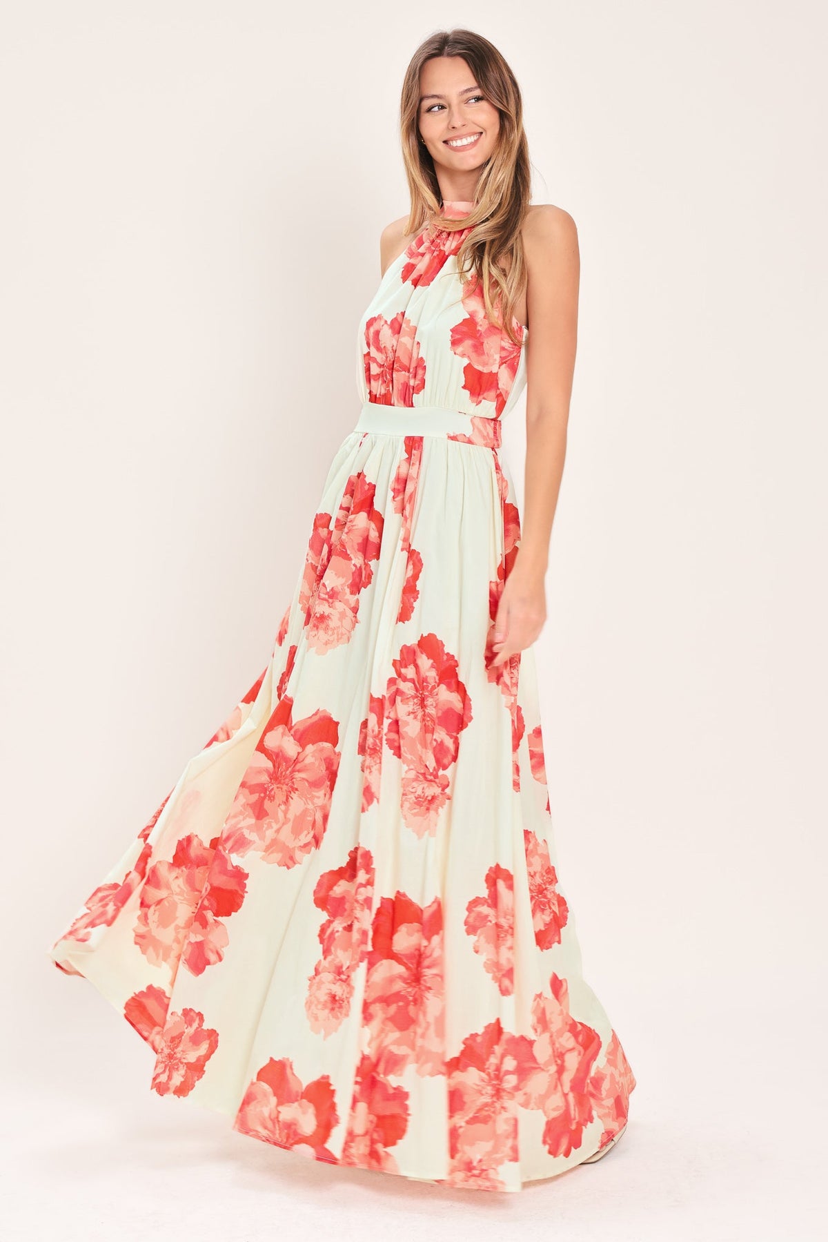 VESTIDO MAXI TEJIDO BLOOMING LOVE