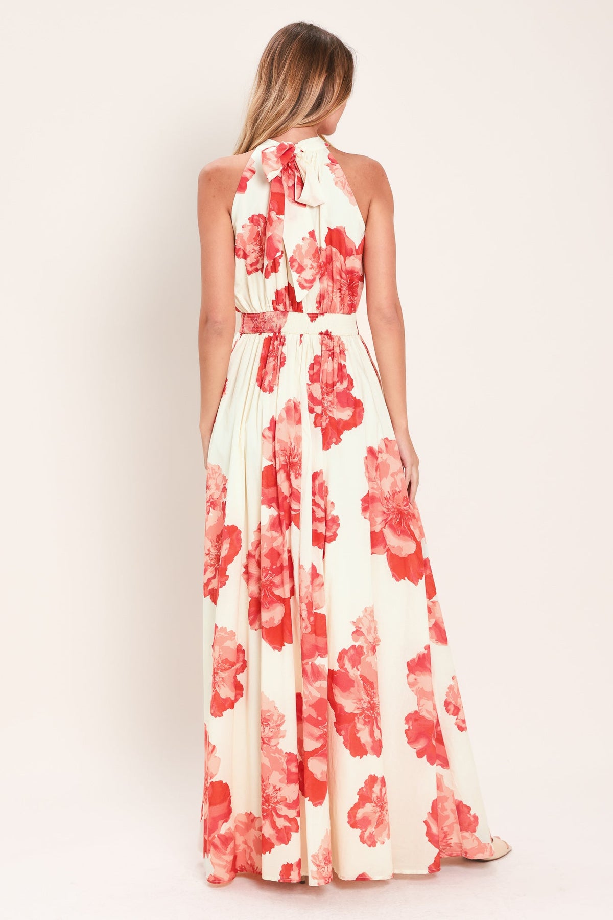 VESTIDO MAXI TEJIDO BLOOMING LOVE